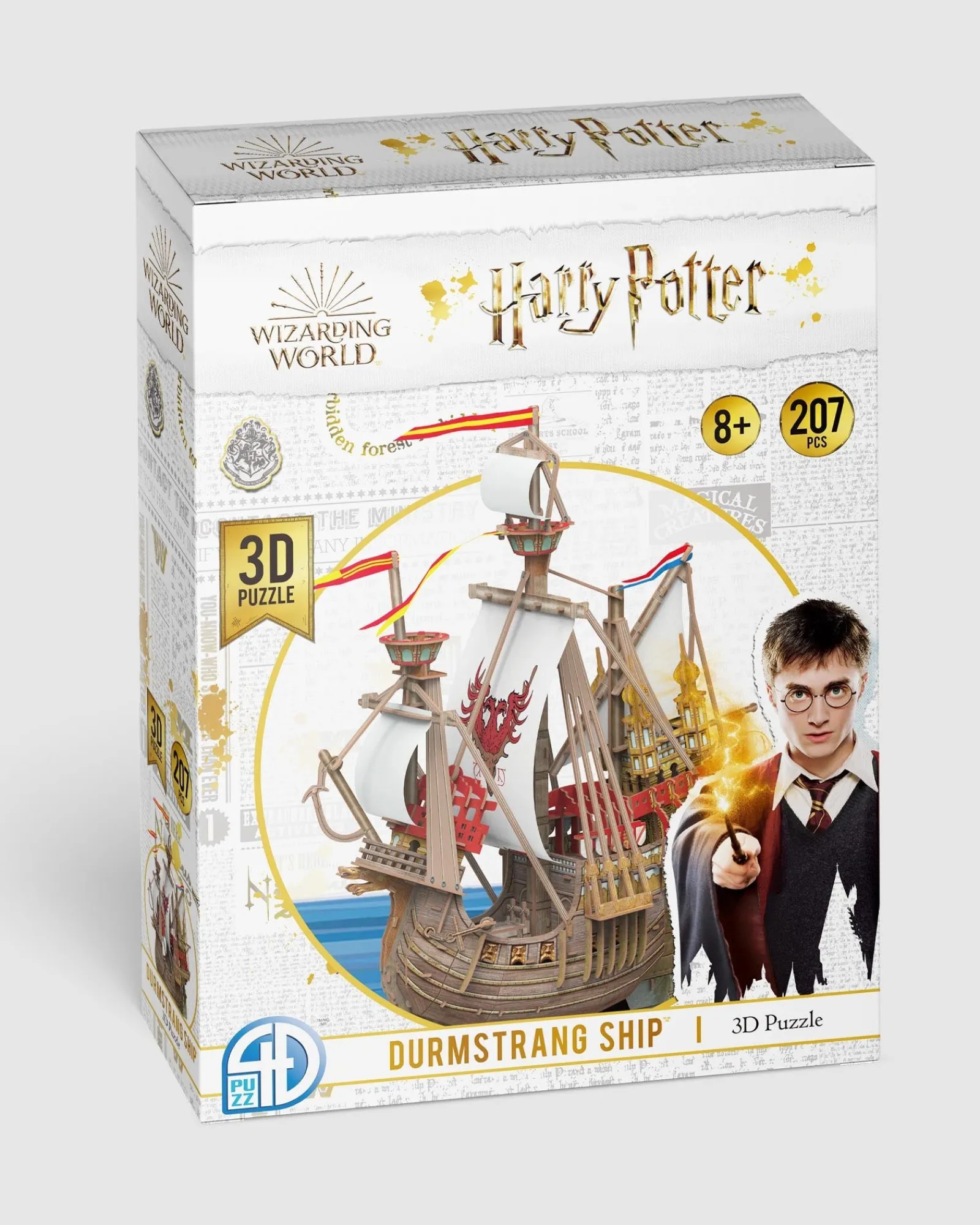 University Games Harry Potter The Durmstrang Ship 207Pc 3D Paper Model Kit New