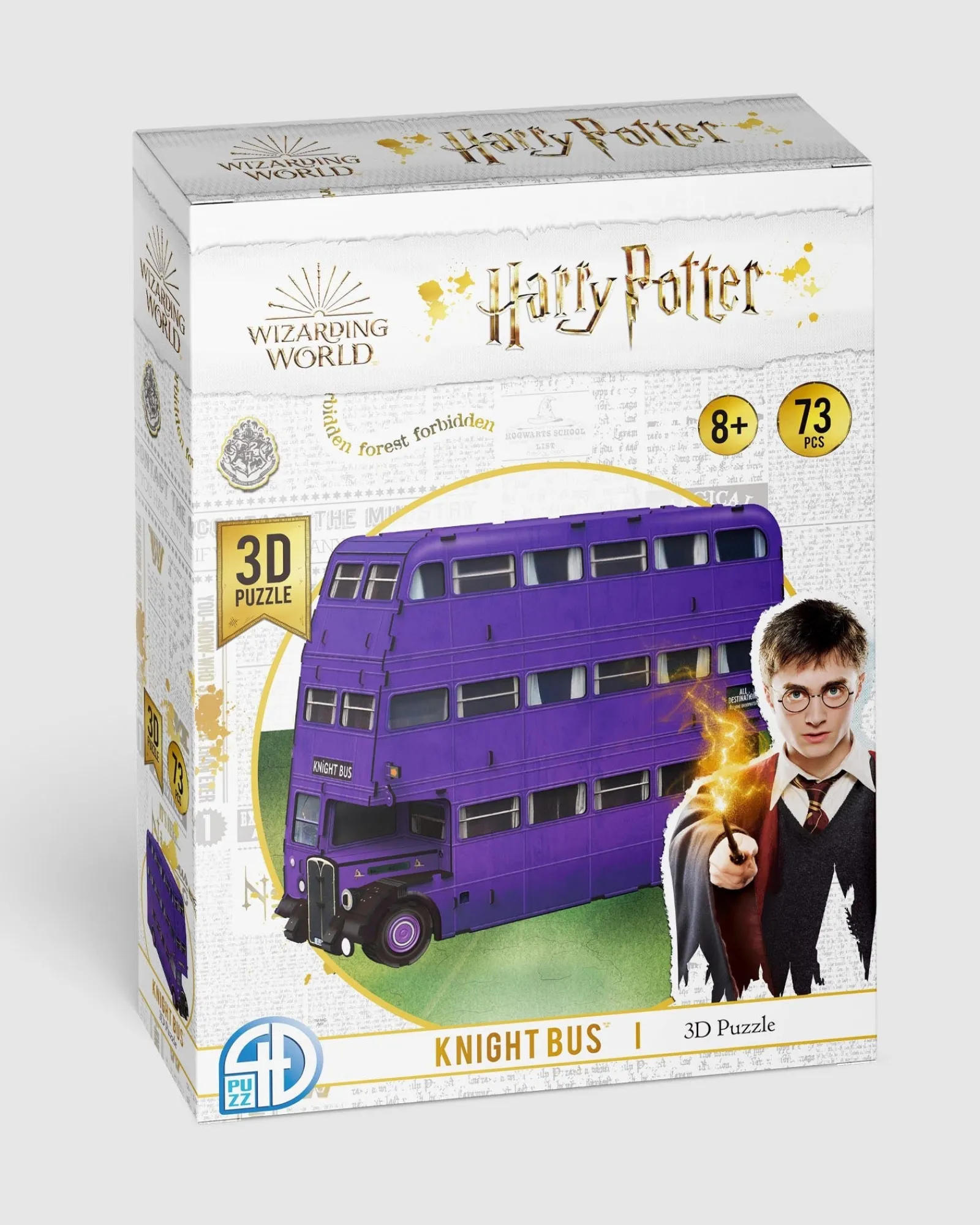 University Games Harry Potter The Knight Bus 73Pc 3D Paper Model Kit Clearance