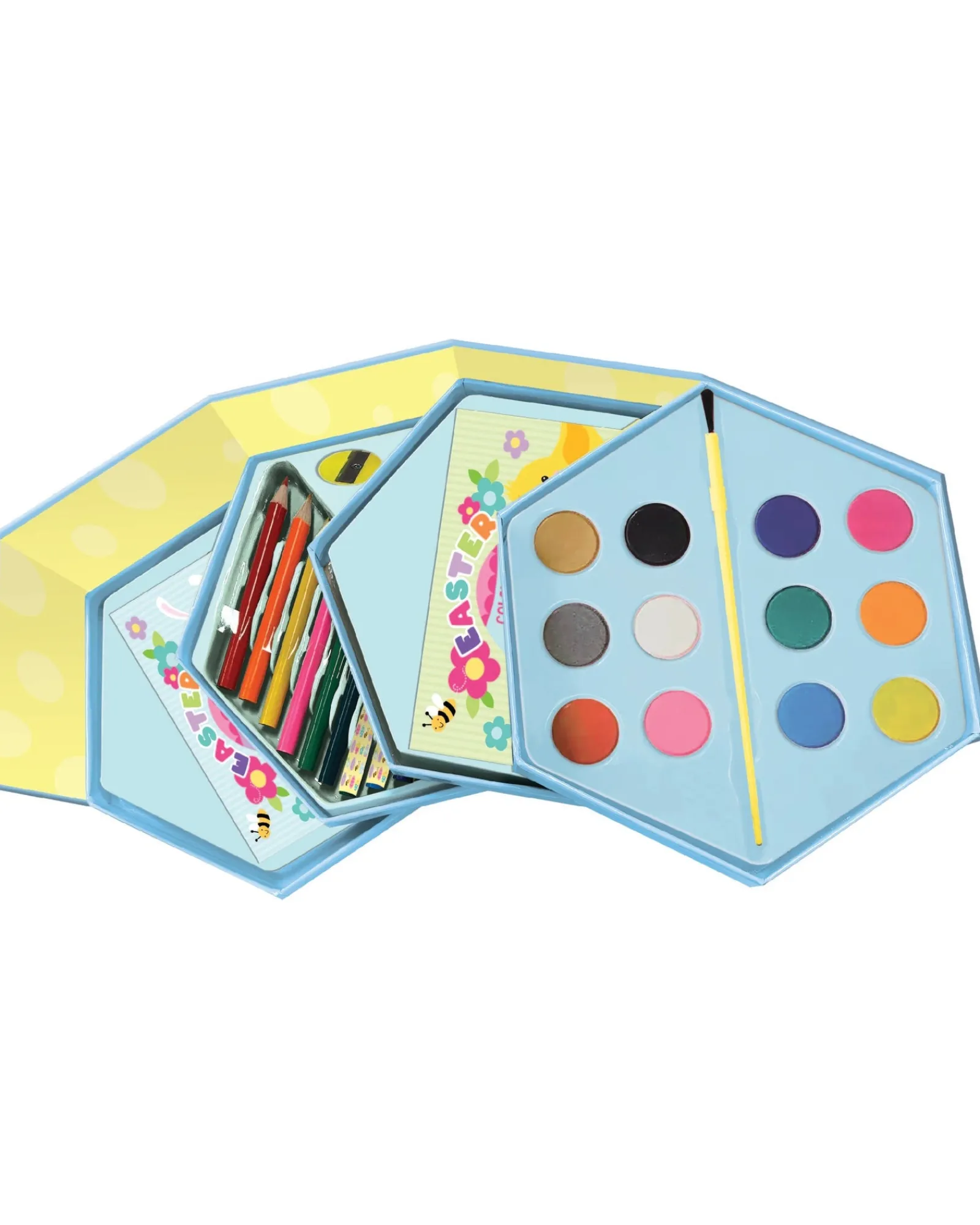 Lake Press Hex Colouring And Activity Drawers Easter Surprise Fashion