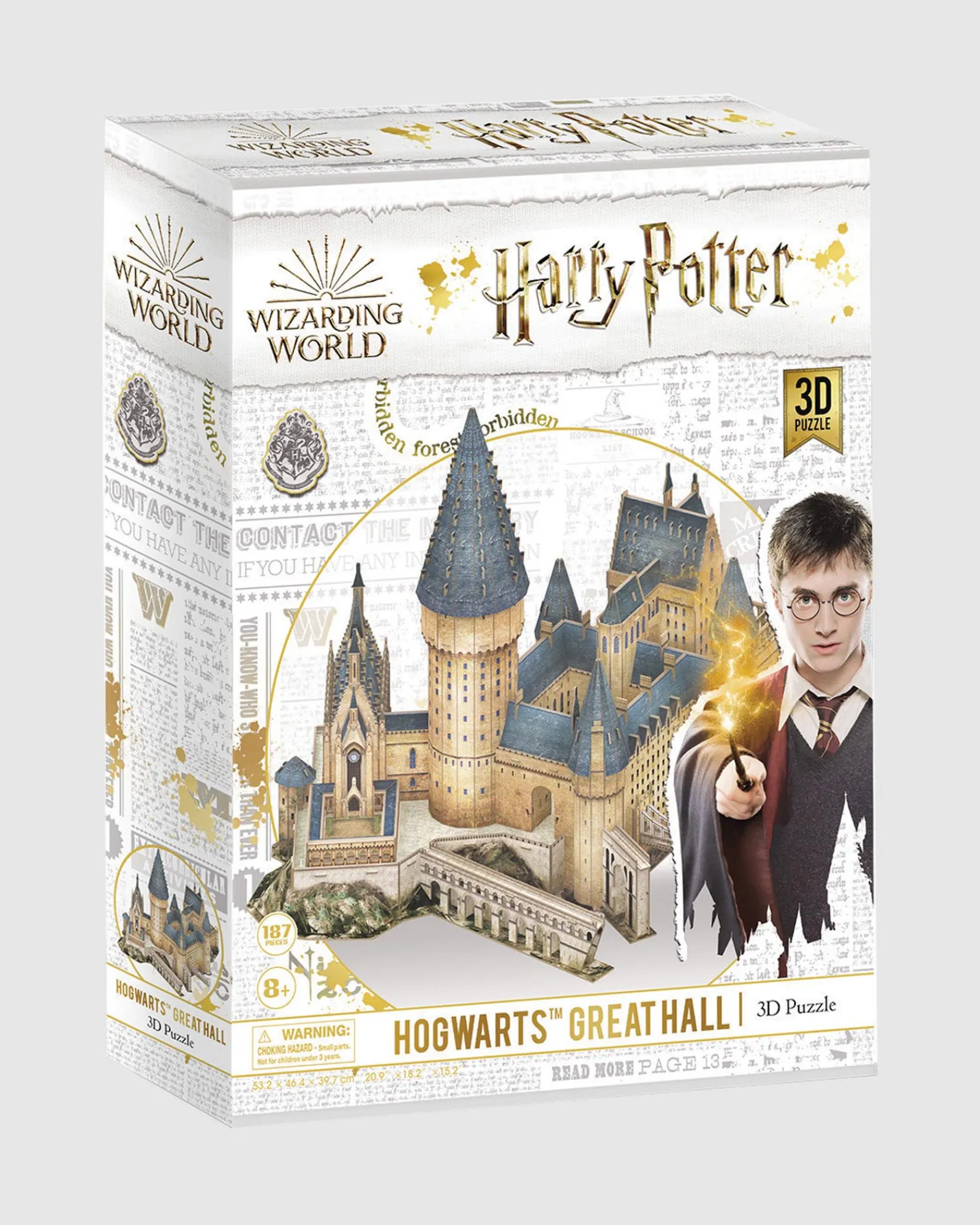 University Games Hogwarts Great Hall 187Pc 3D Paper Model Kit Discount