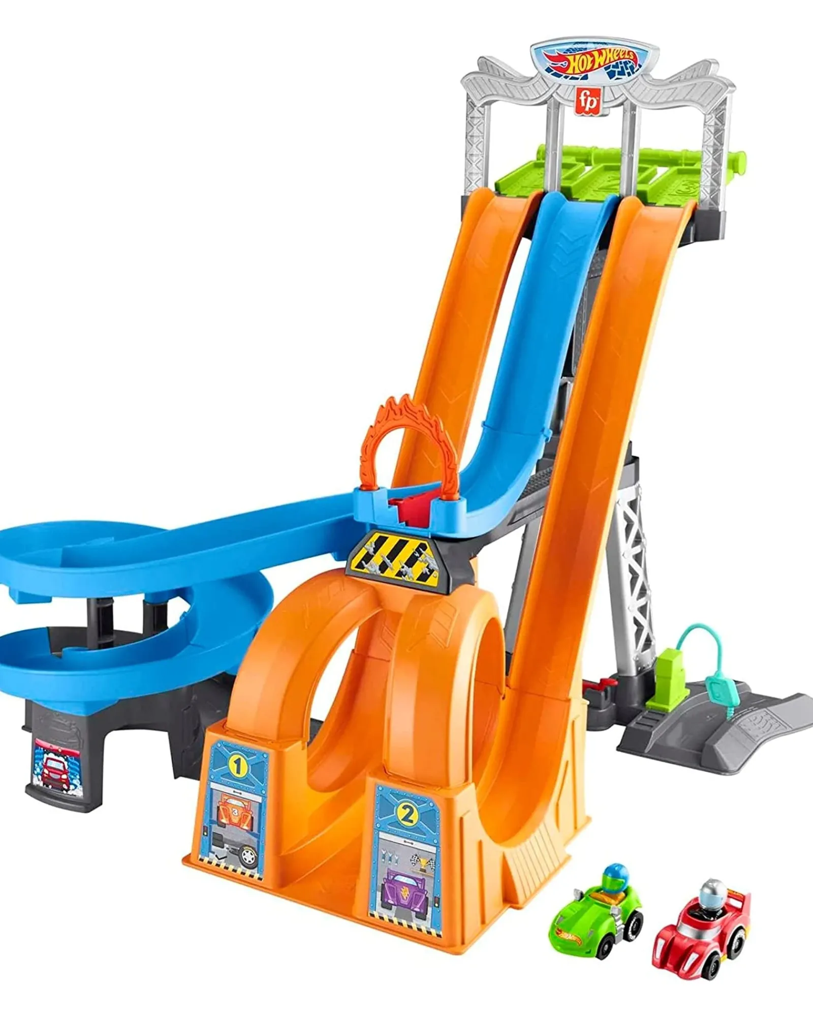 Fisher Price Hot Wheels Racing Loops Tower By Little People New