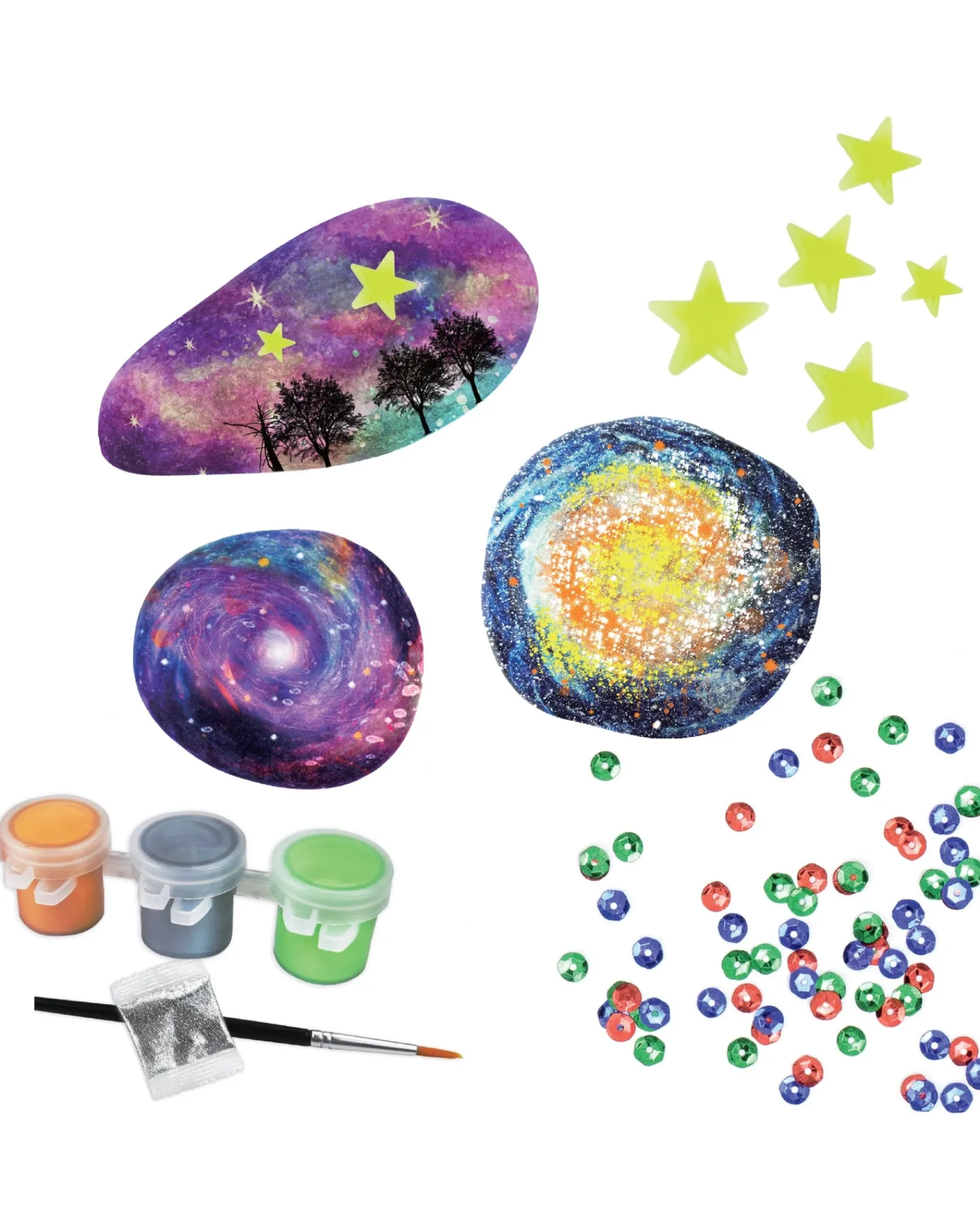 Icando Galaxy Rock Painting Cheap