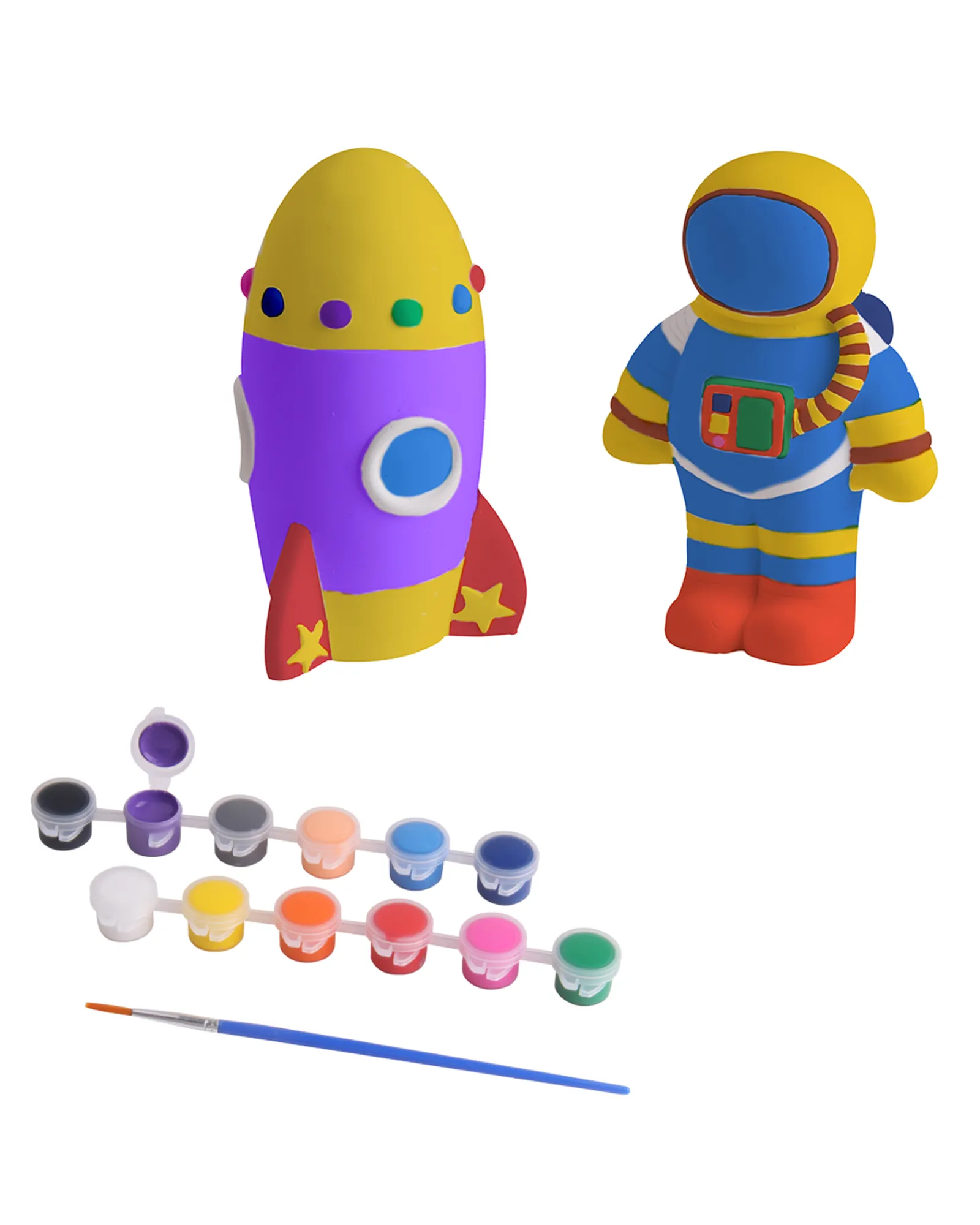 Icando Rocket And Astronaut Painting Cheap