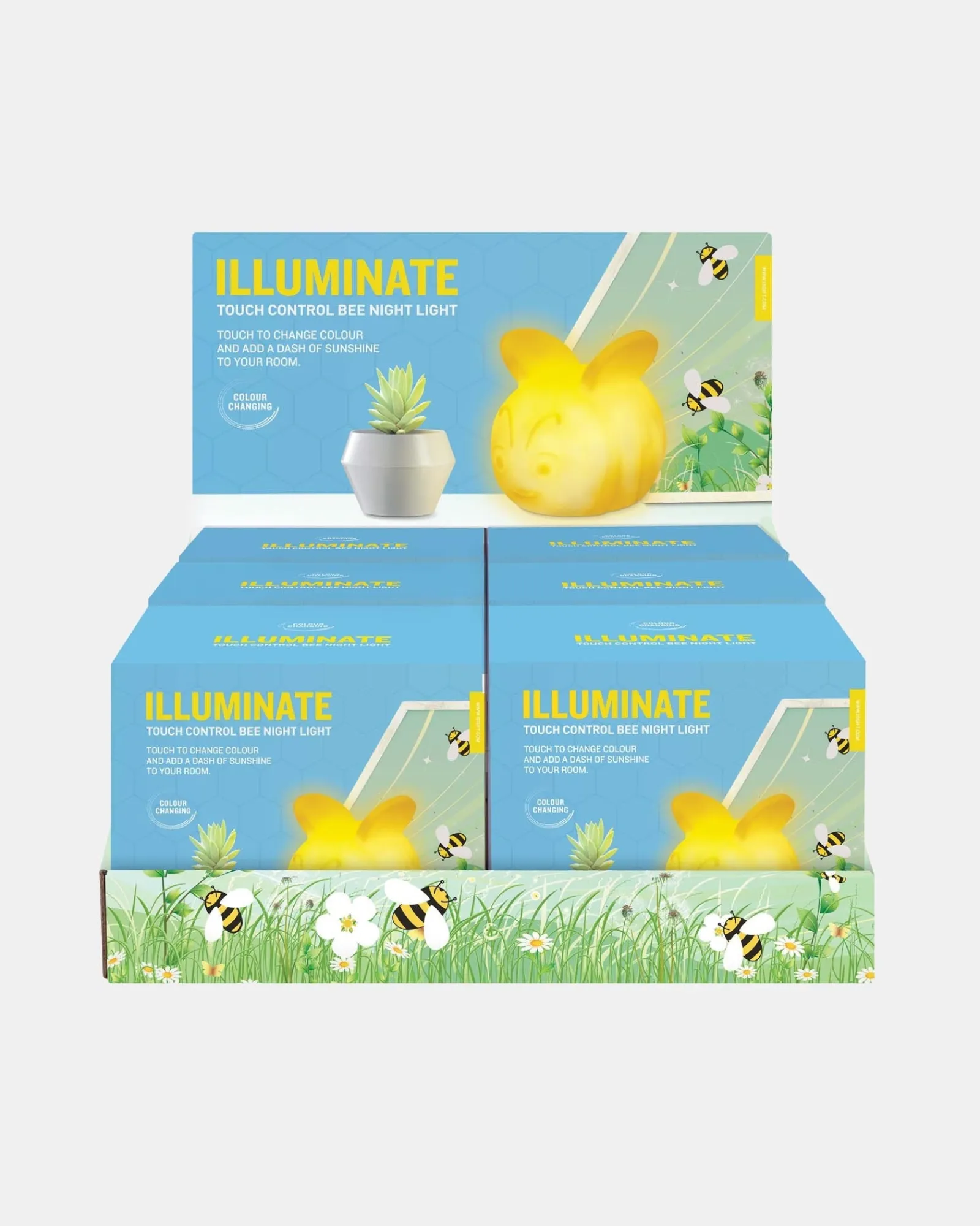 ISGift Illuminate Colour Changing Touch Light Bee Best