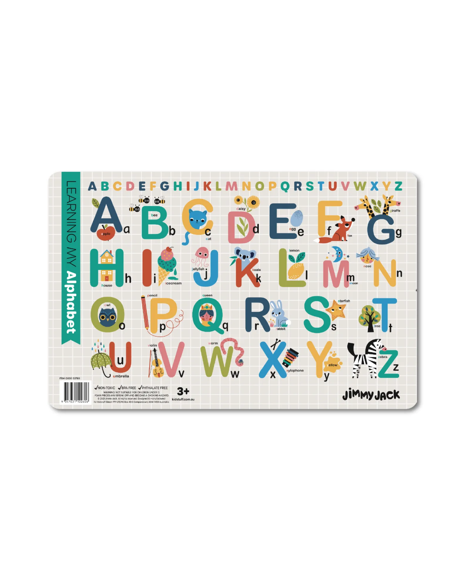 Jimmy Jack Alphabet Placemat Clearance