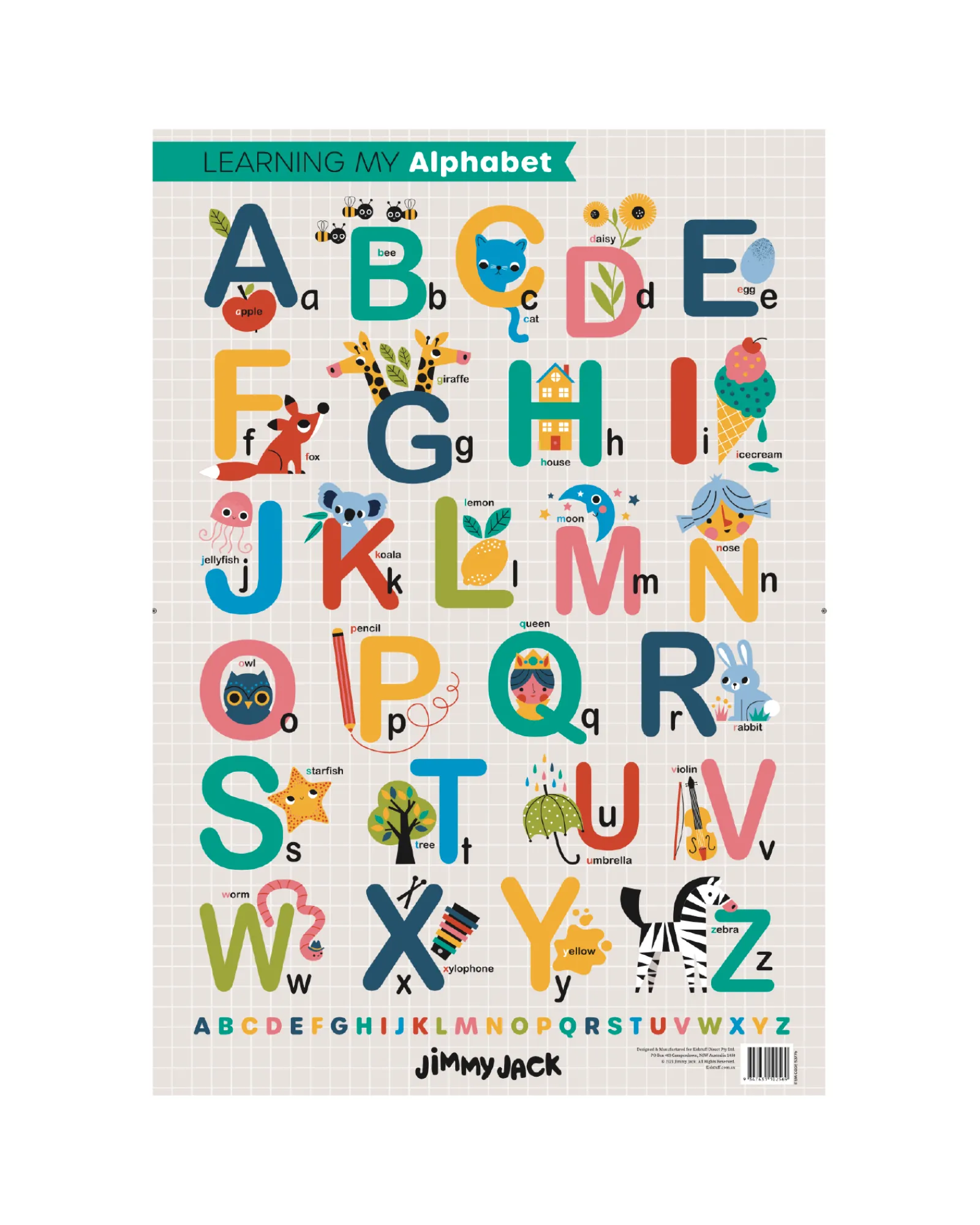 Jimmy Jack Alphabet Poster Store