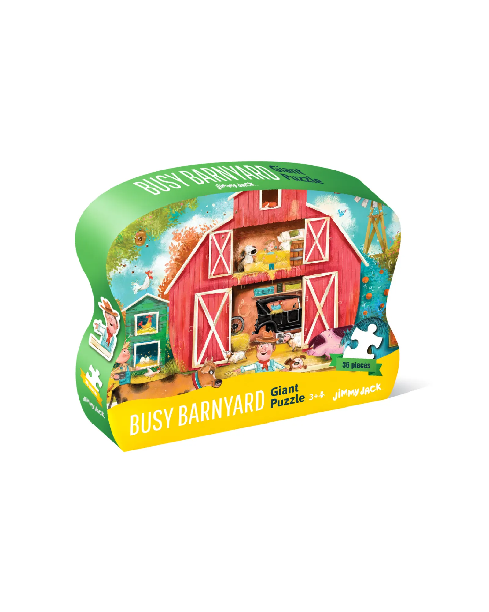 Jimmy Jack Giant Puzzle Busy Barnyard Fashion