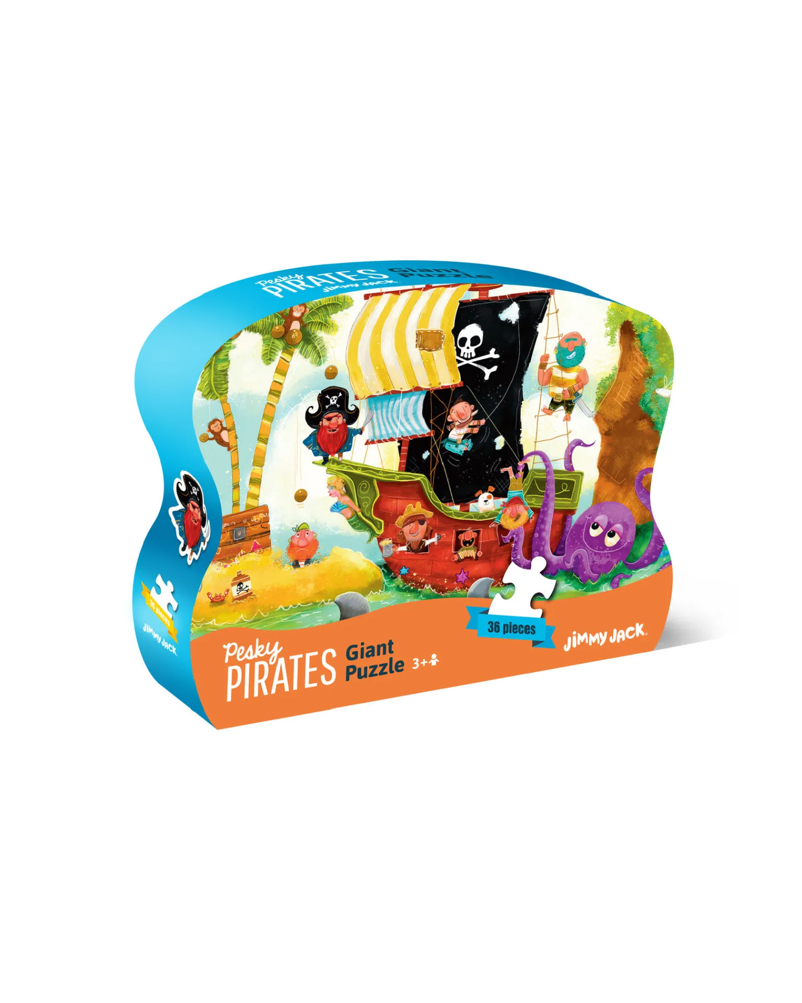 Jimmy Jack Pesky Pirates Puzzle 36 Piece Fashion