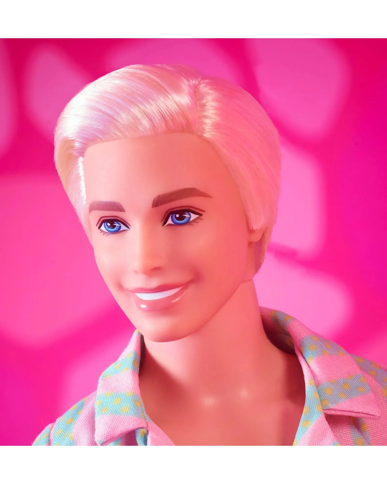 Barbie Ken Doll Wearing Pastel Striped Beach Matching Set – The Movie Hot