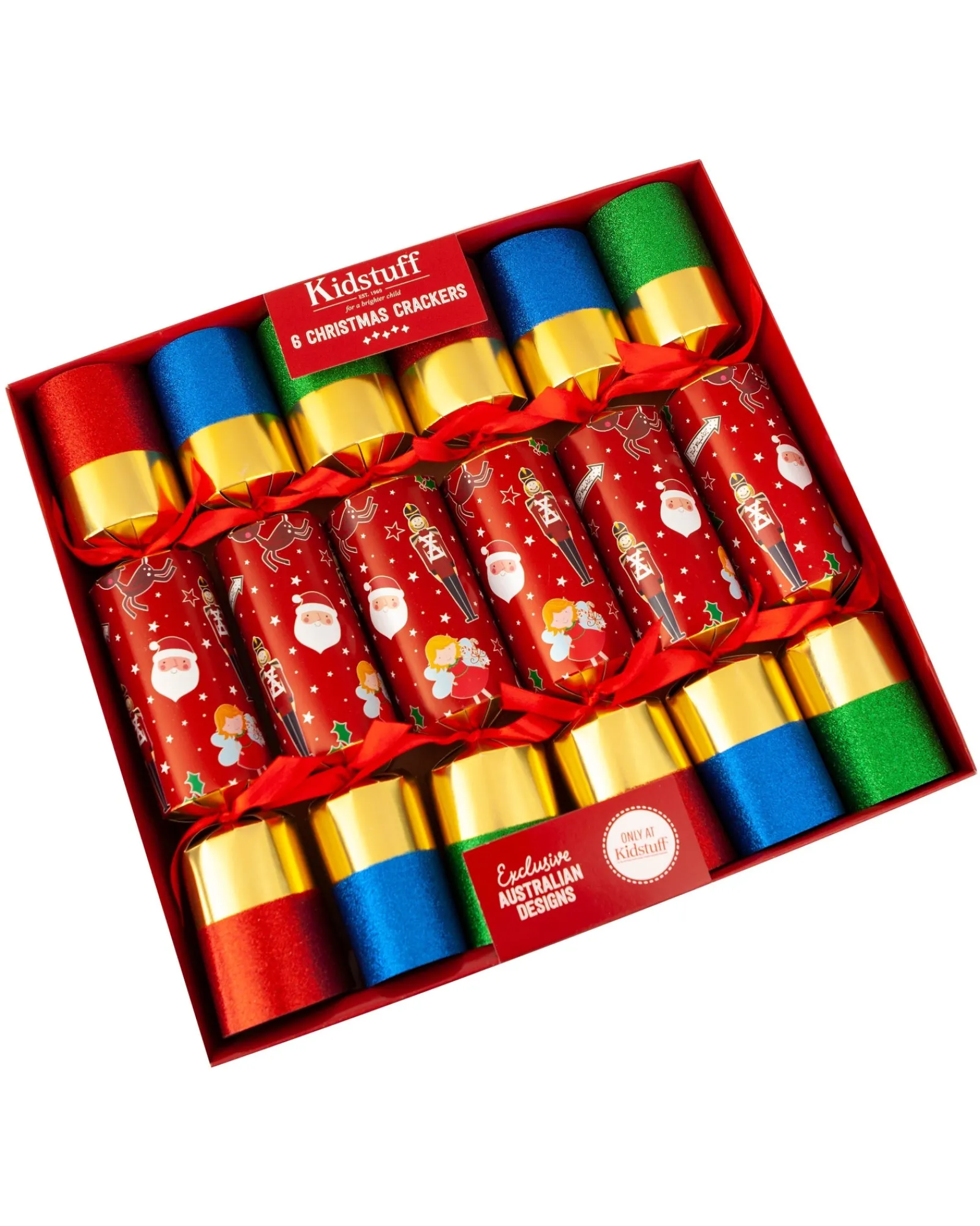 * Kidstuff Christmas Crackers New