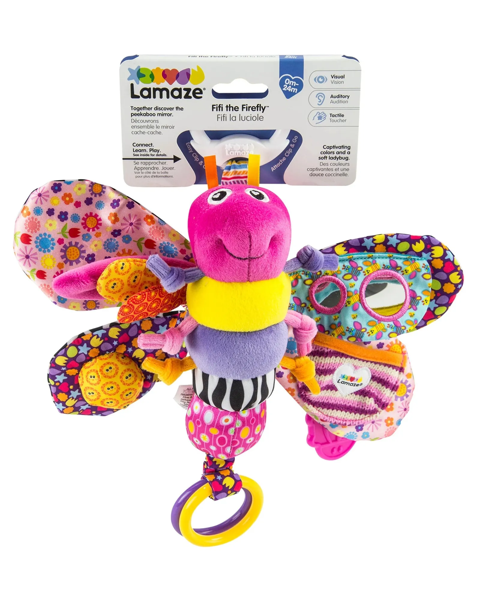 Lamaze Fifi The Firefly Clip And Go Plush Fashion