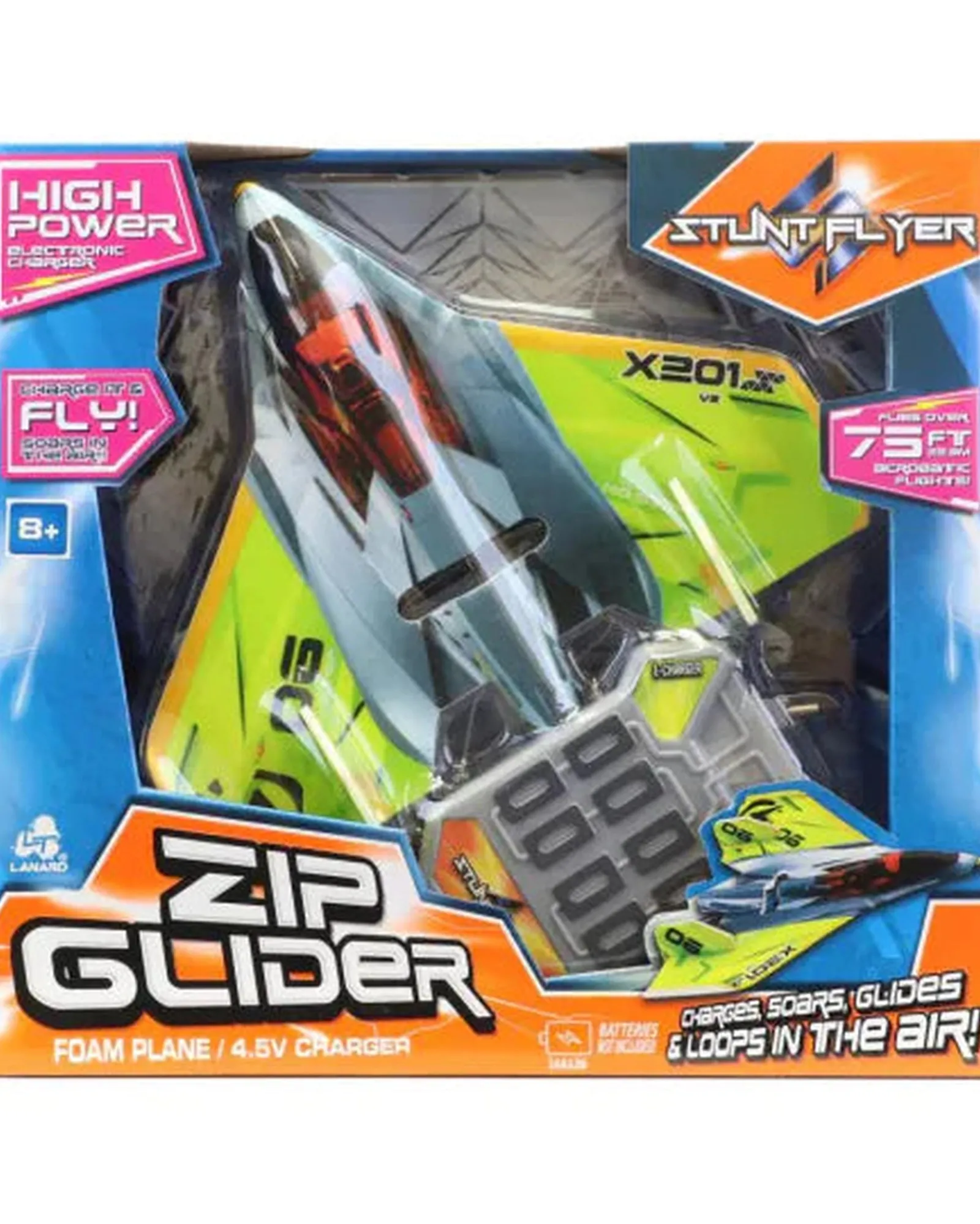 Lanard Stunt Flyer Zip Glider High Power Plane Online