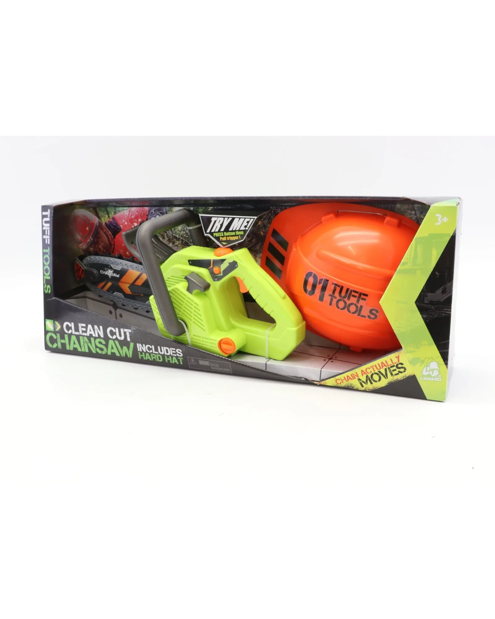 Lanard Tuff Tools Clean Cut Chainsaw With Hart Hat Cheap