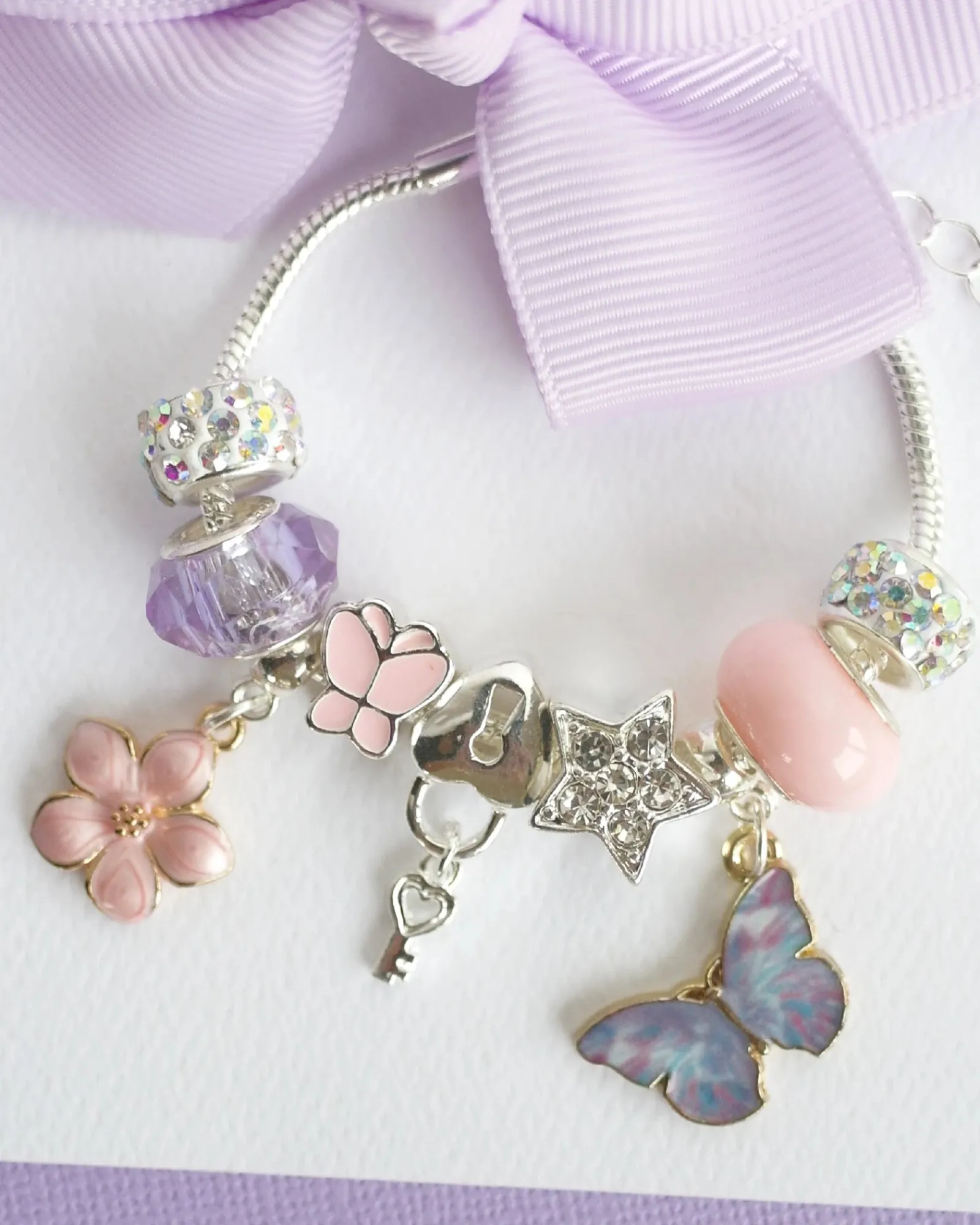 Lauren Hinkley Butterfly Magic Charm Bracelet Boxed Hot