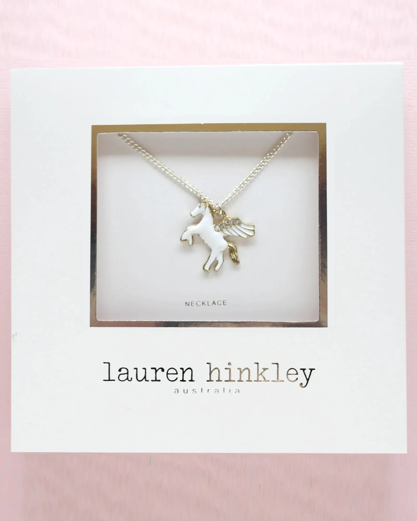 Lauren Hinkley Gold Unicorn Necklace Boxed Best