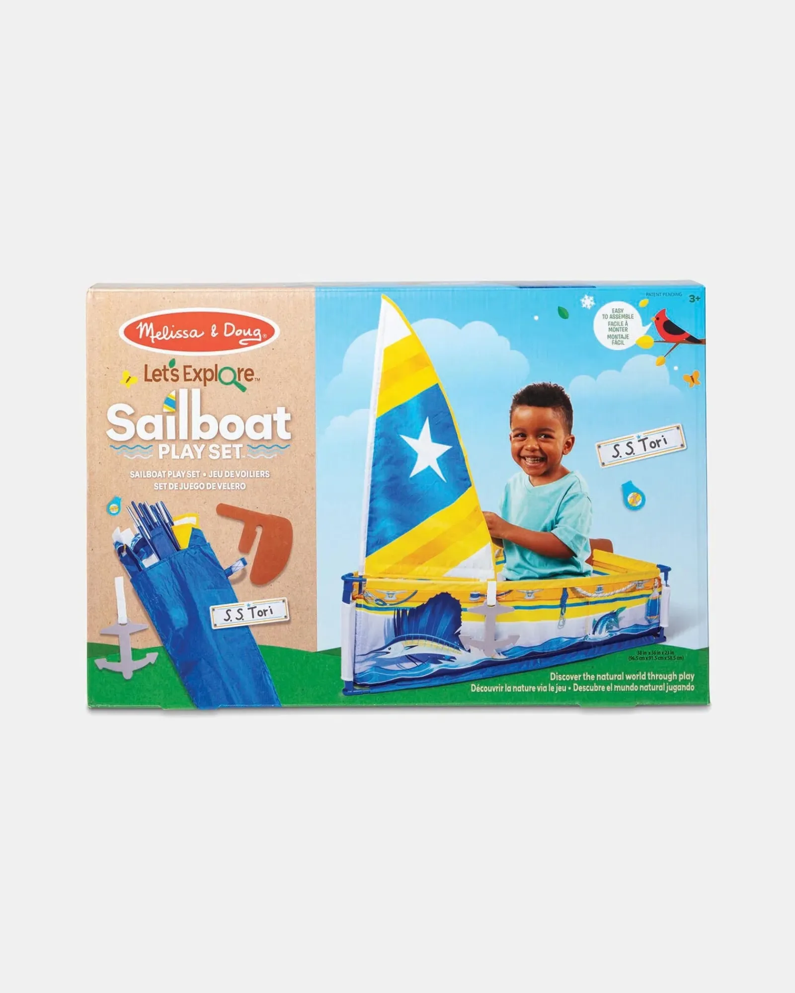Melissa and Doug Lets Explore Sailboat Playset Hot
