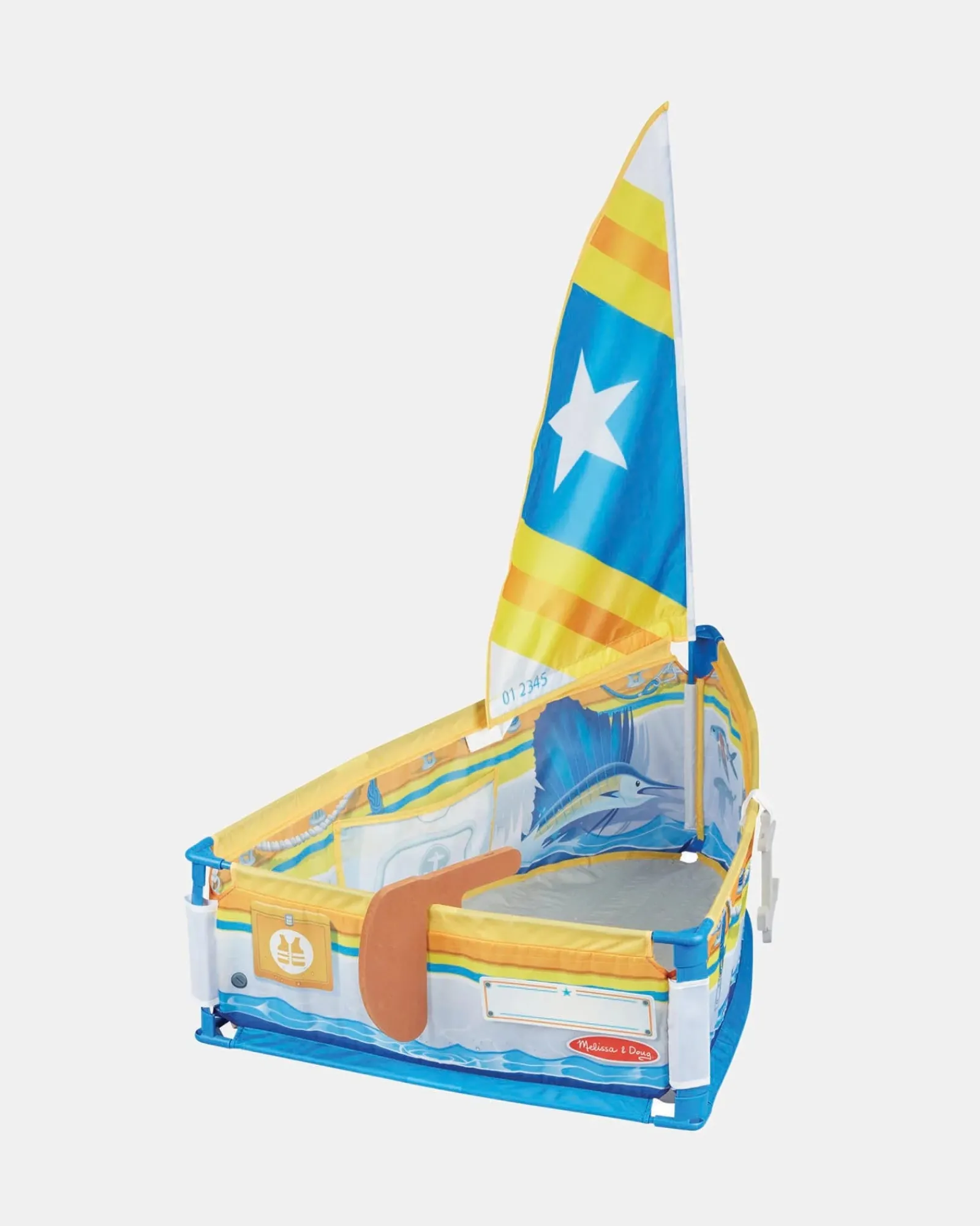 Melissa and Doug Lets Explore Sailboat Playset New