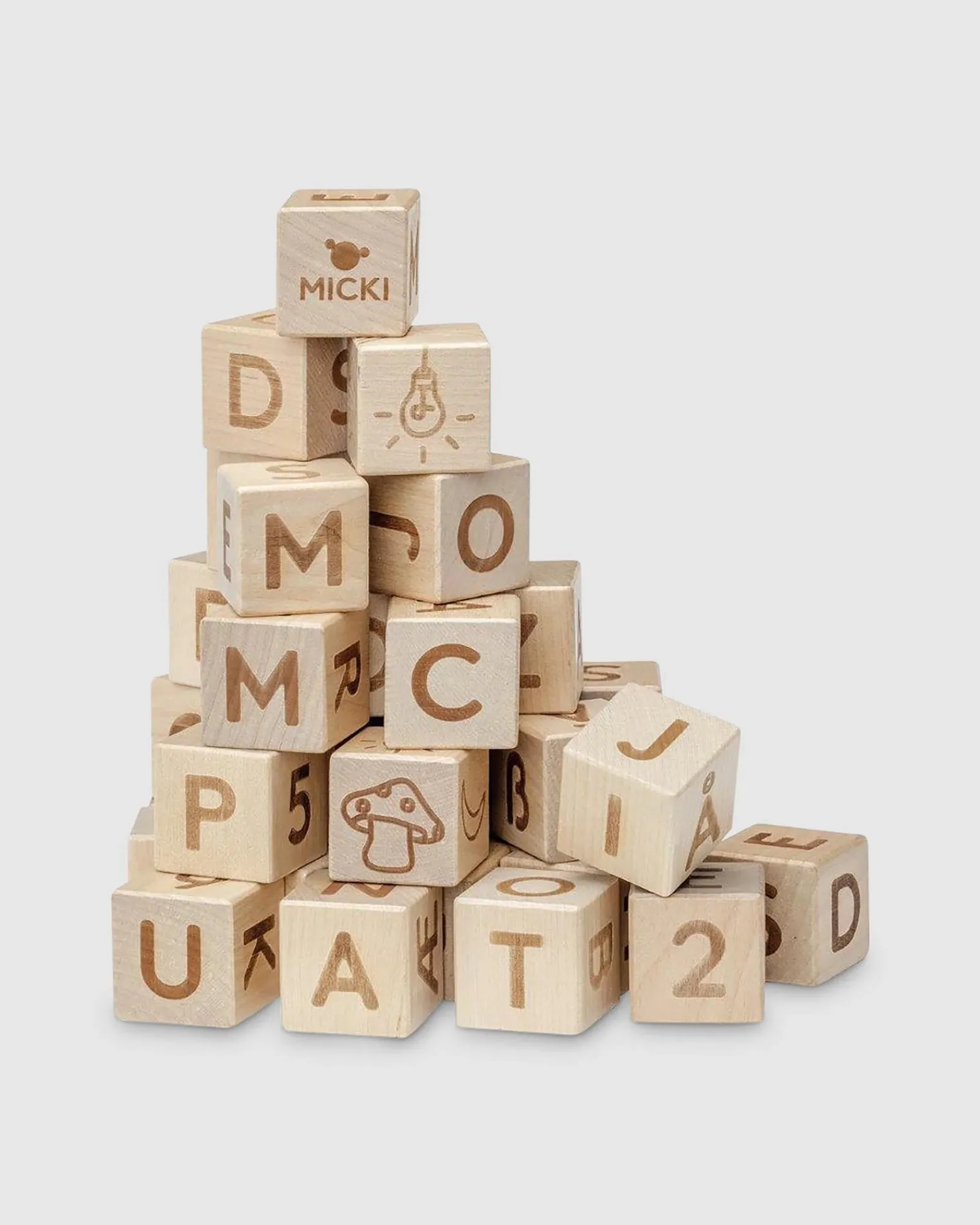Micki Letter Blocks 36 Pieces Outlet