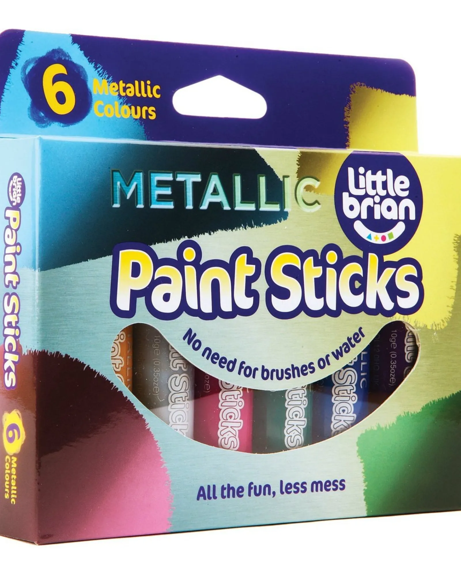Little Brian Paint Sticks Metallic 6Pk Best
