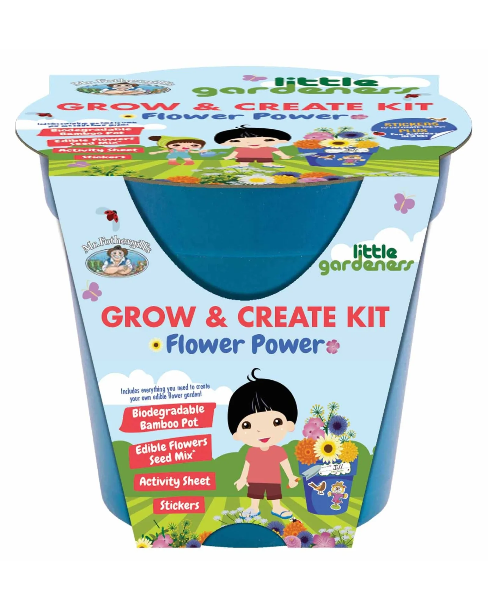 MrFothergills Little Gardeners Grow Pot Flower Power Cheap