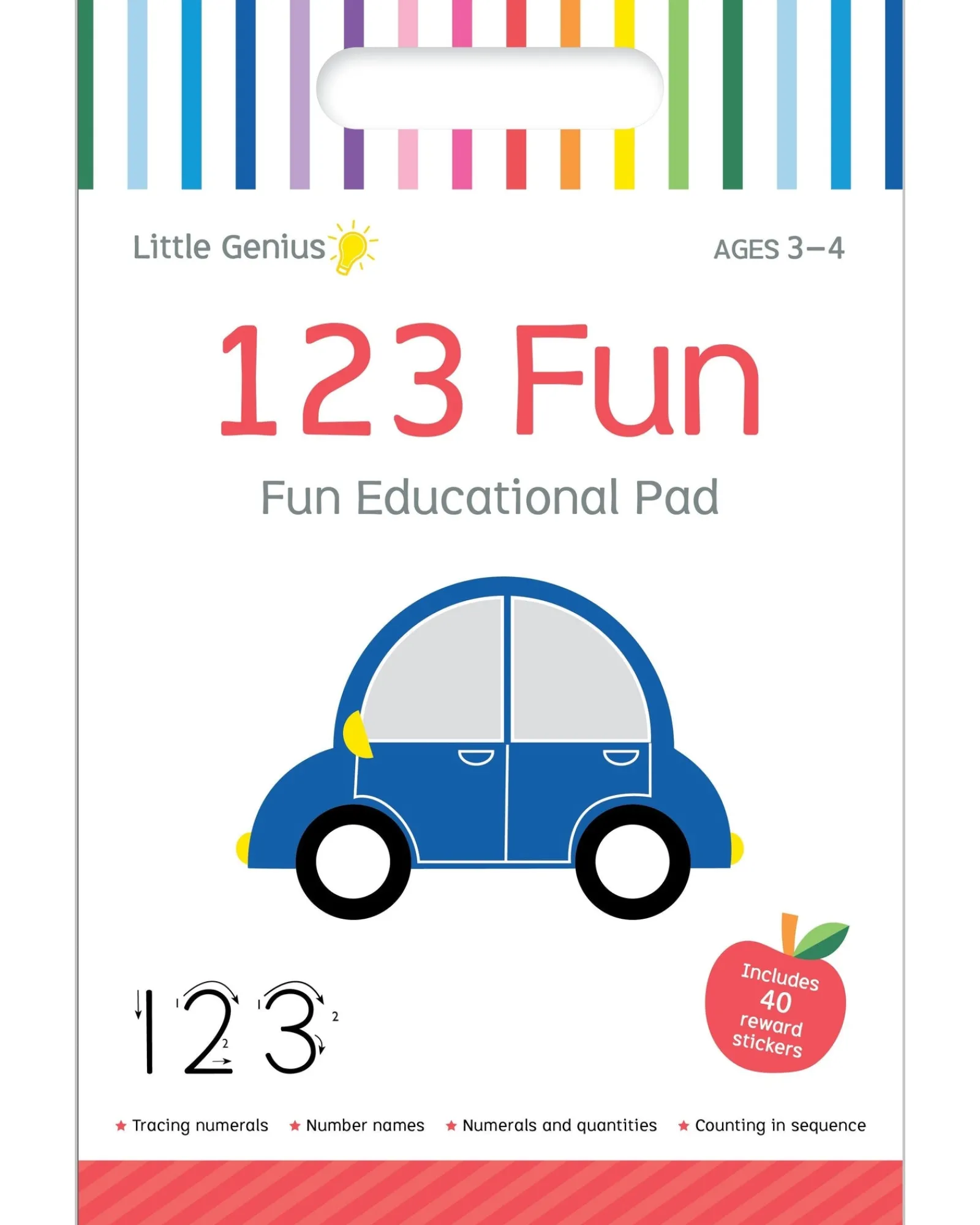 Little Genius Vol 2 Small Activity Pad 123 Fun Discount