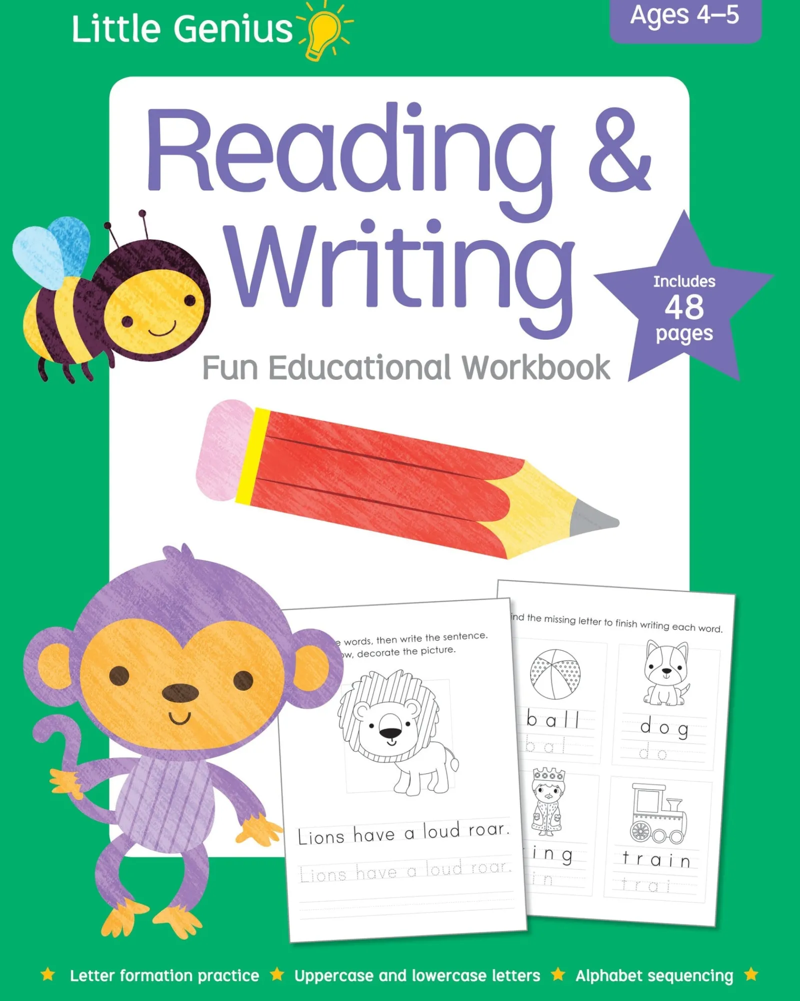 Little Genius Workbook Reading Writing Clearance