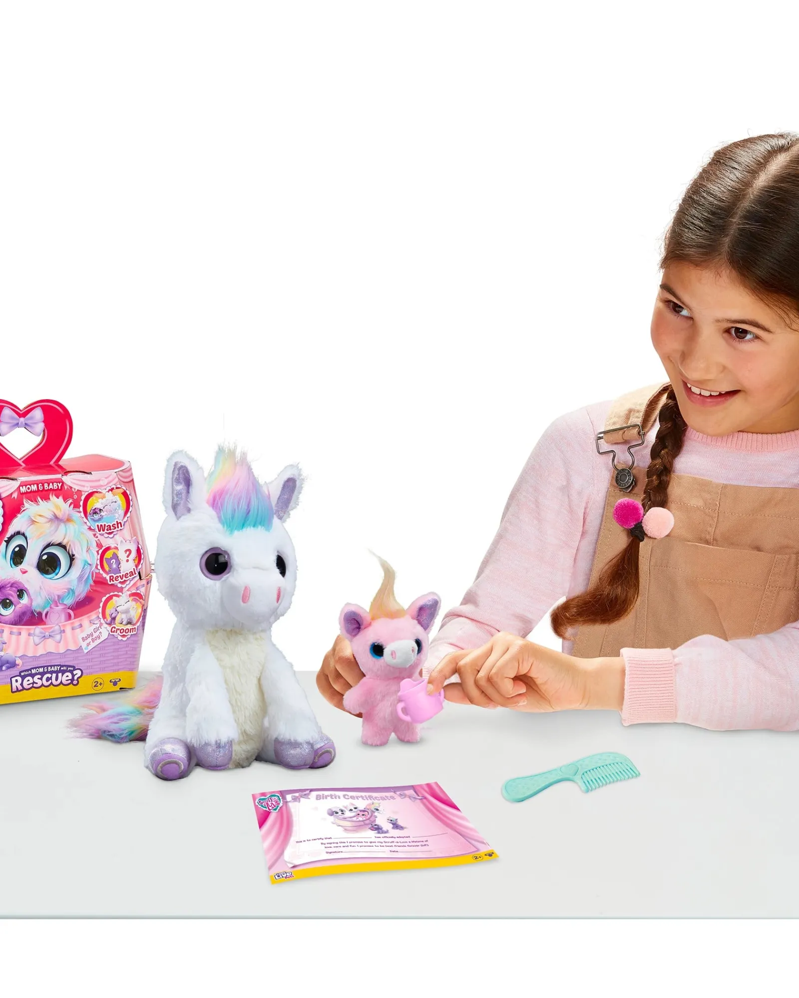 Little Live Pets Scruff-A-Luvs S9 Mum & Baby Rainbow Assorted Sale