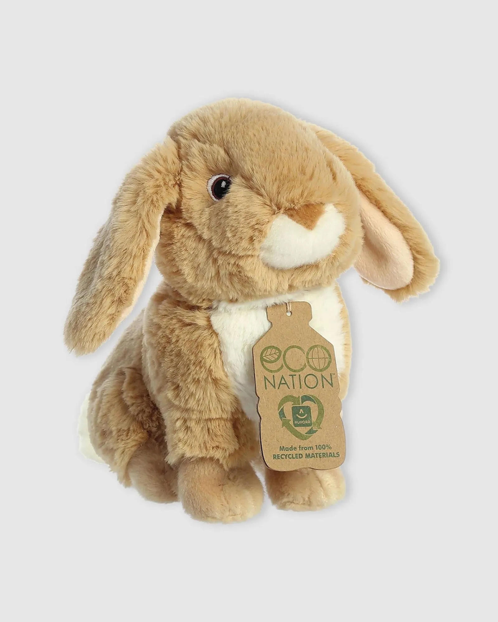 Eco Nation Lop Eared Rabbit Tan 20Cm Babies Kids Best Sale