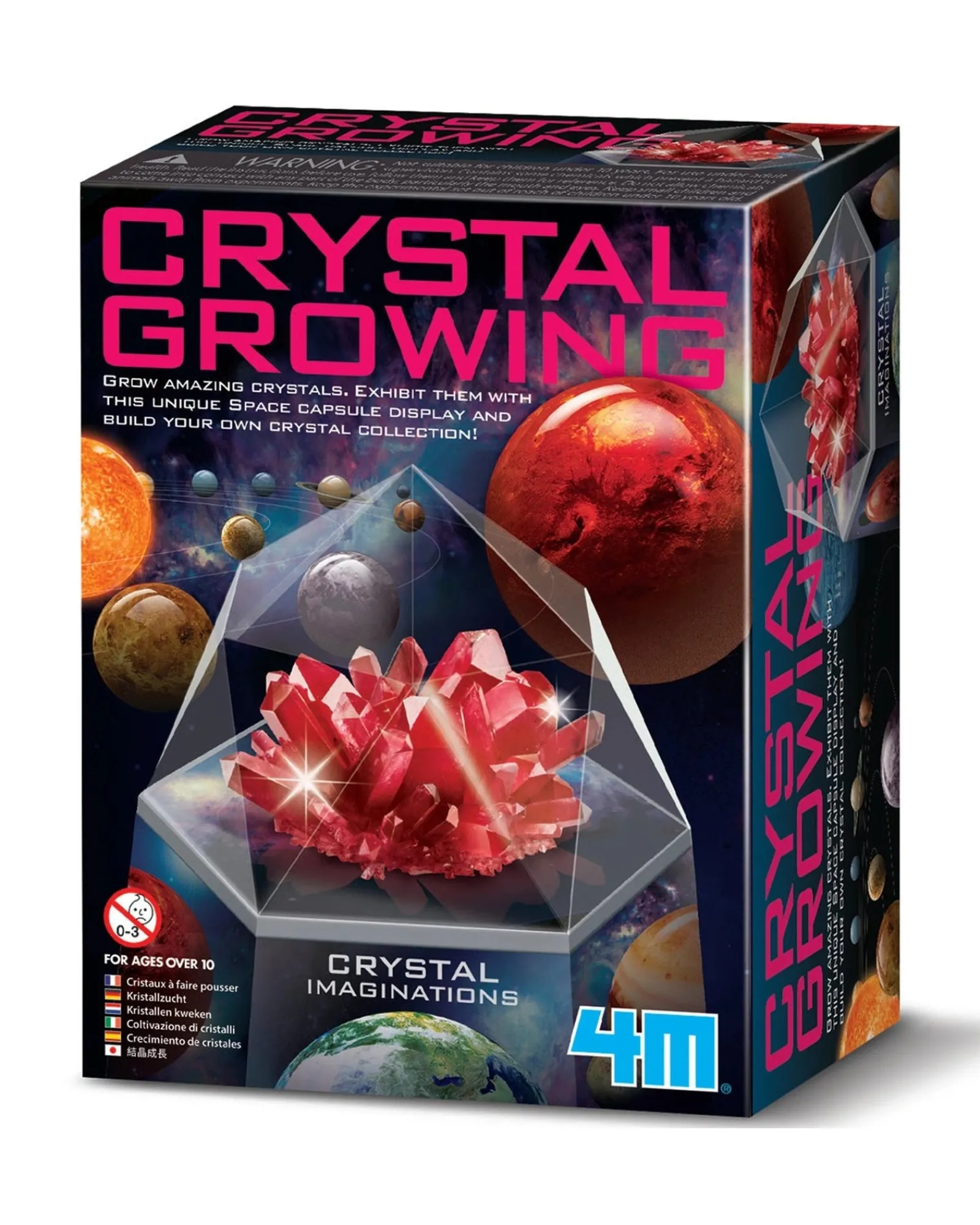 4M Crystal Growing Kit Space Gem Red Flash Sale