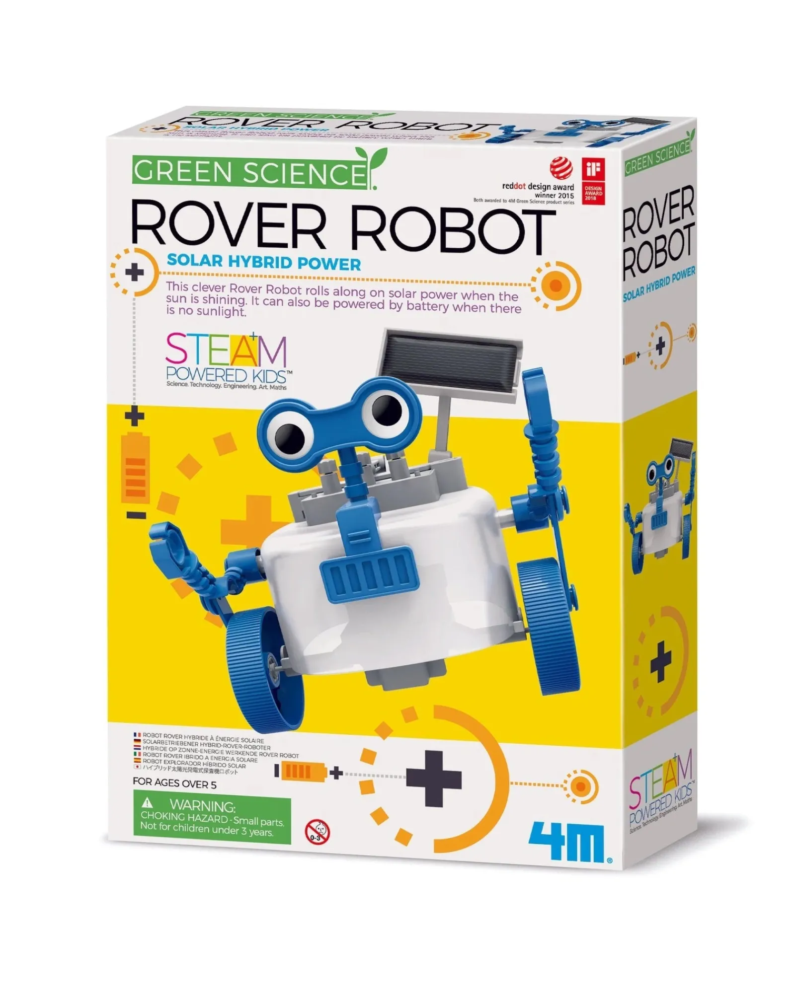 4M Green Science Rover Robot New