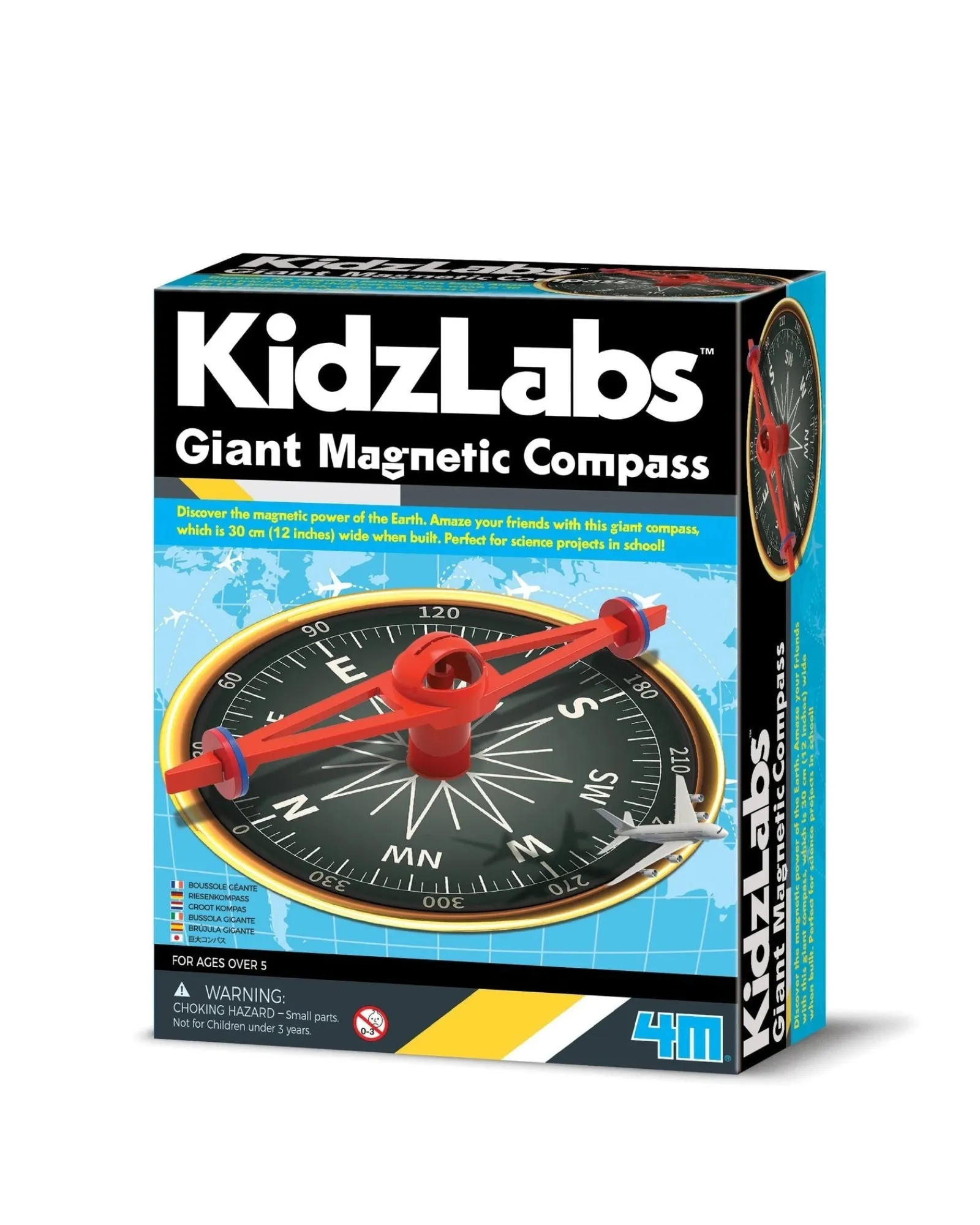 4M Kidzlabs Giant Magnetic Compass Best