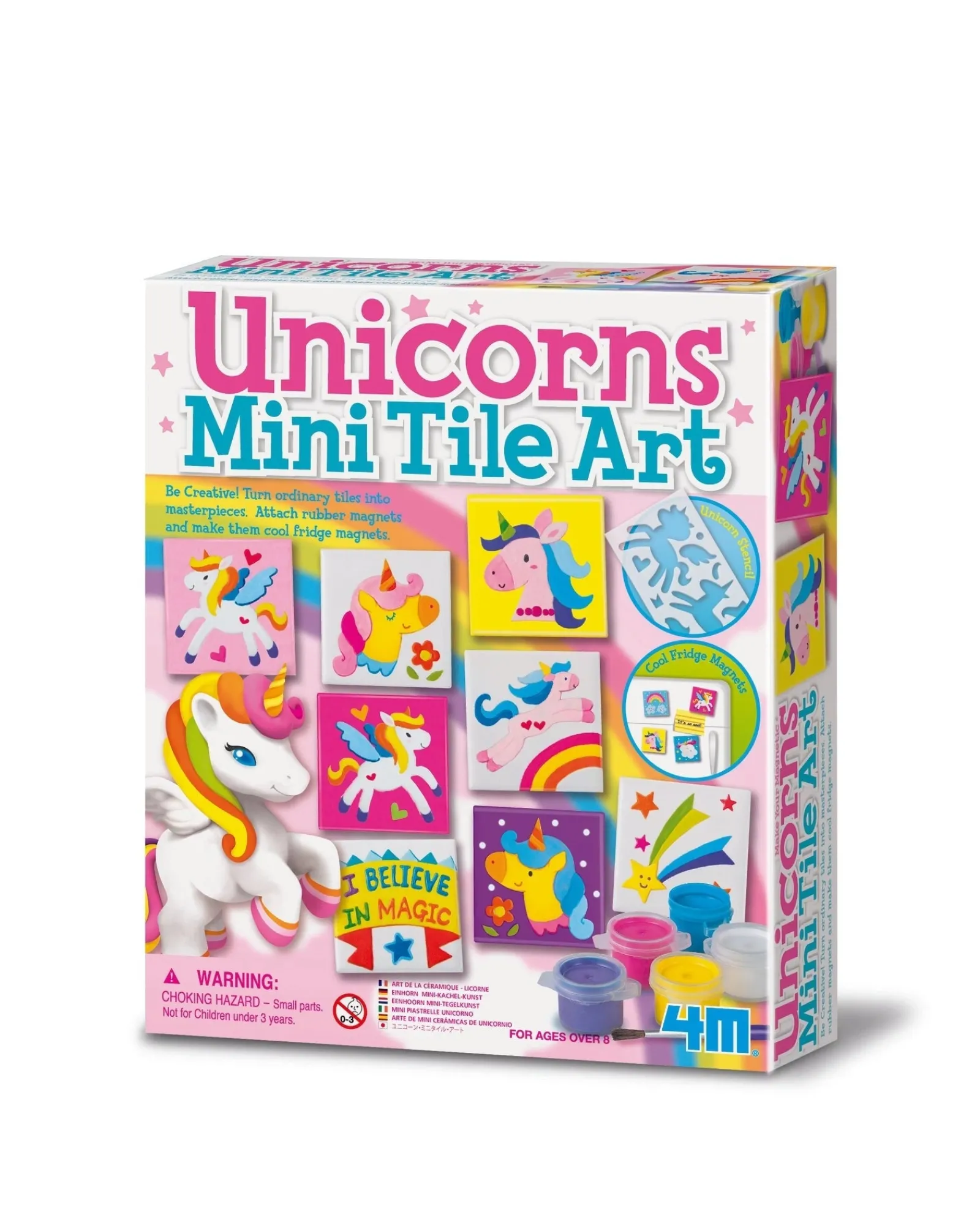 4M Unicorns Mini Tile Art Online