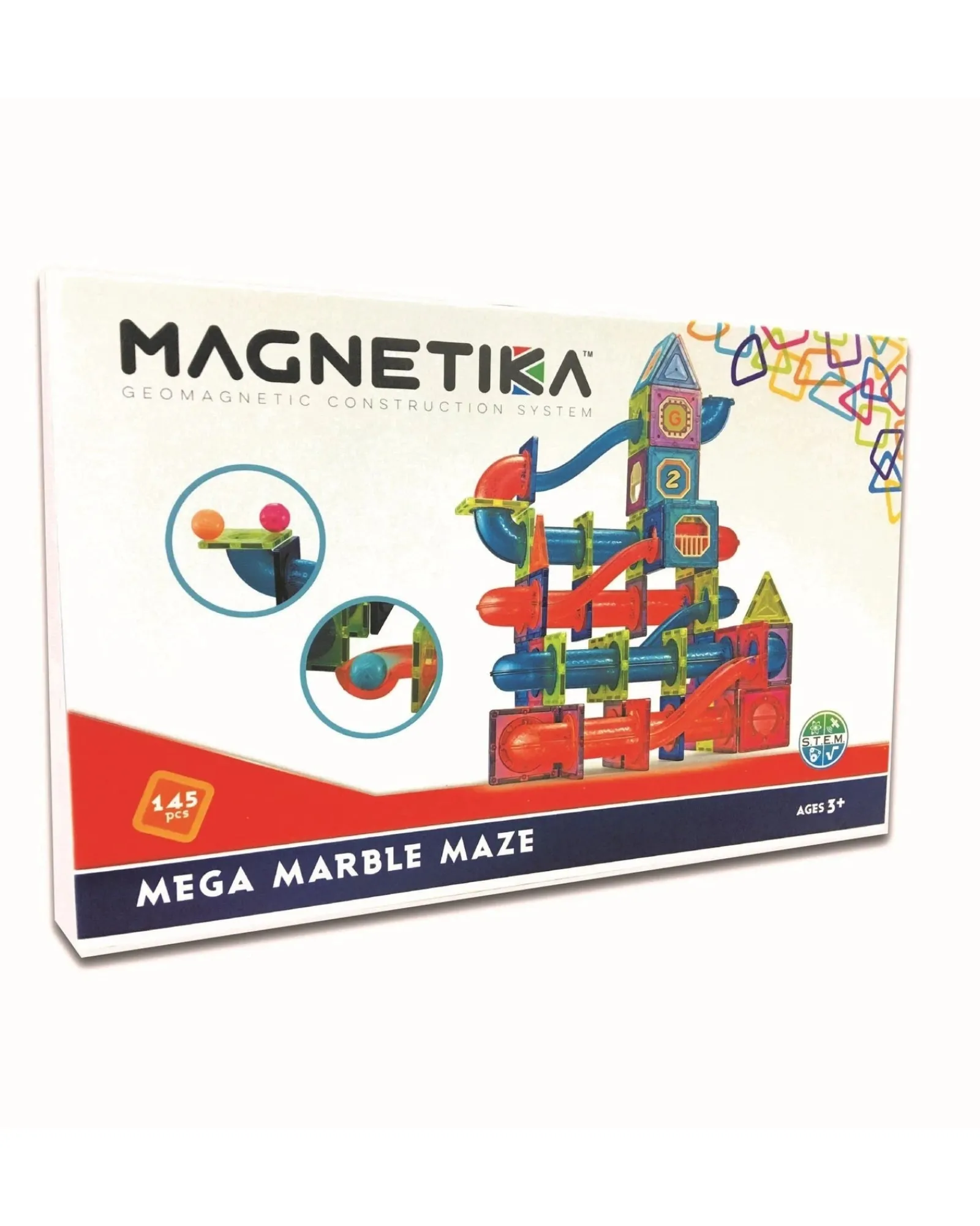 Magnetika Mega Marble Maze 145 Piece Set Cheap