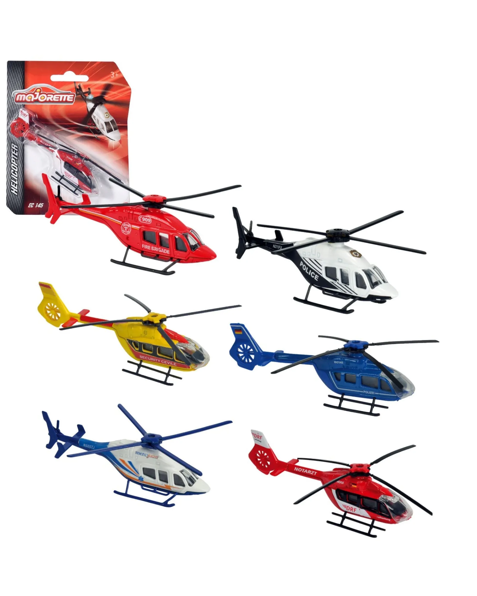 Majorette Helicopter Diecast Assorted Hot