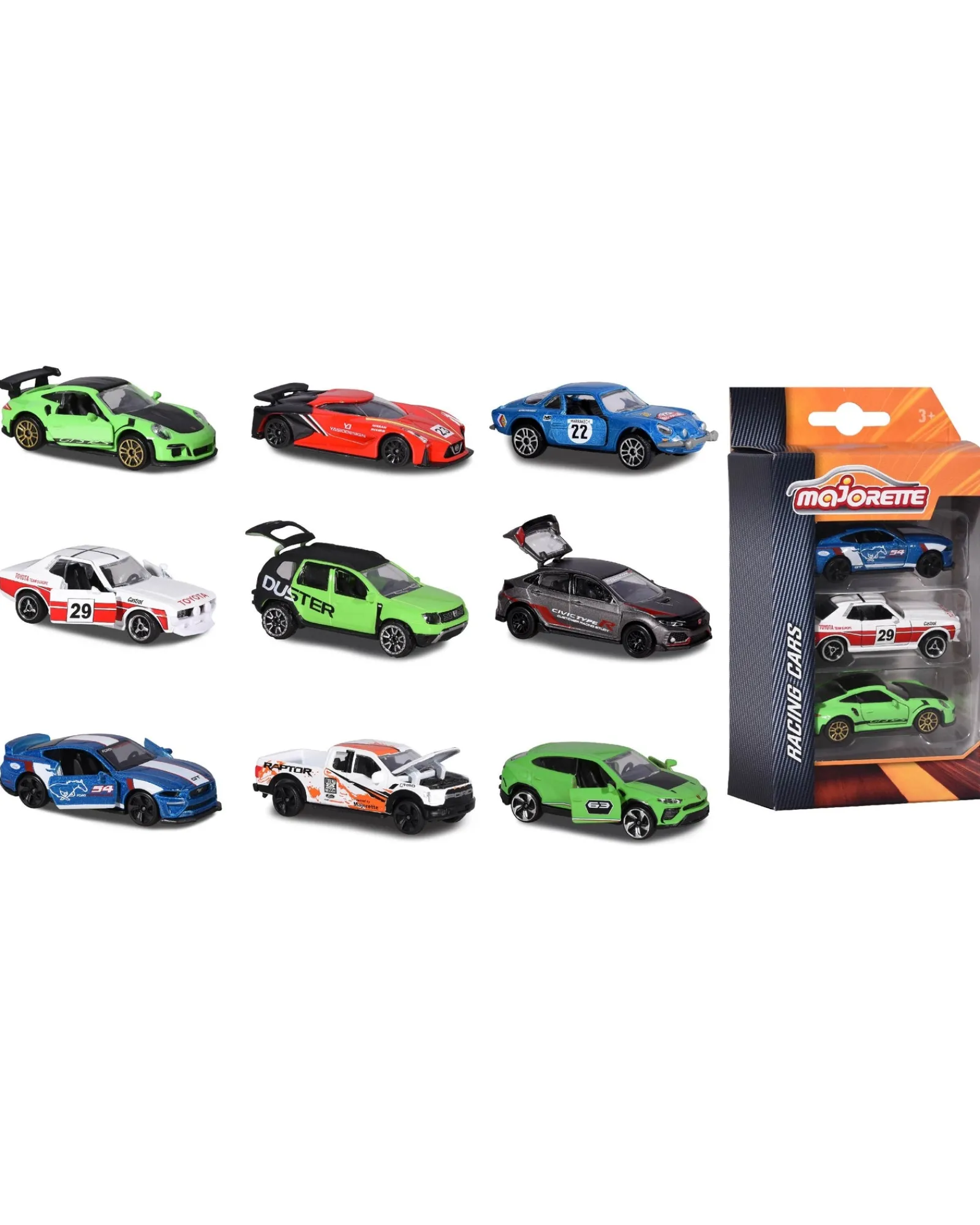 Majorette Racing 3Pc Outlet