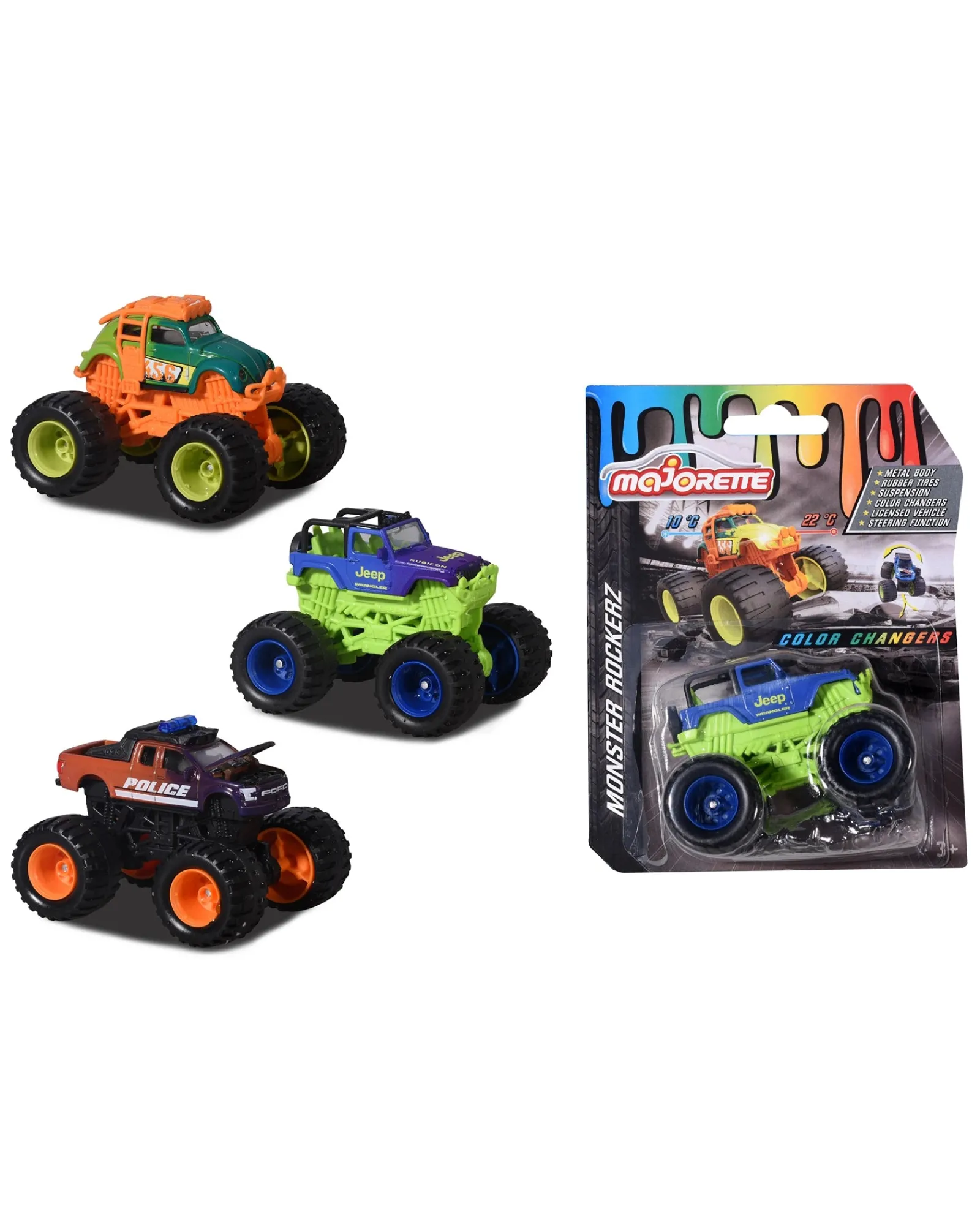 Majorette Rockerz Colour Changers Assorted Clearance