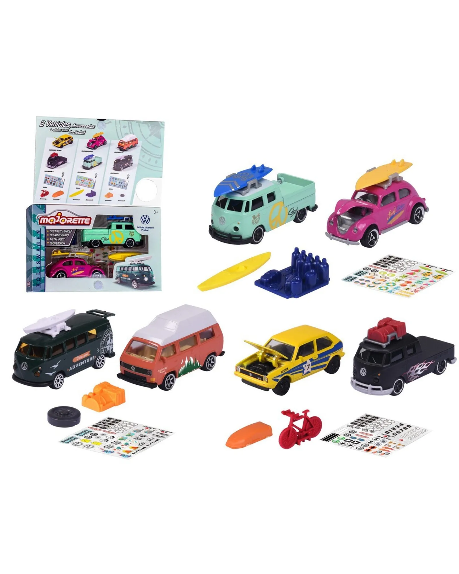 Majorette Volkswagen 2Pc Fashion