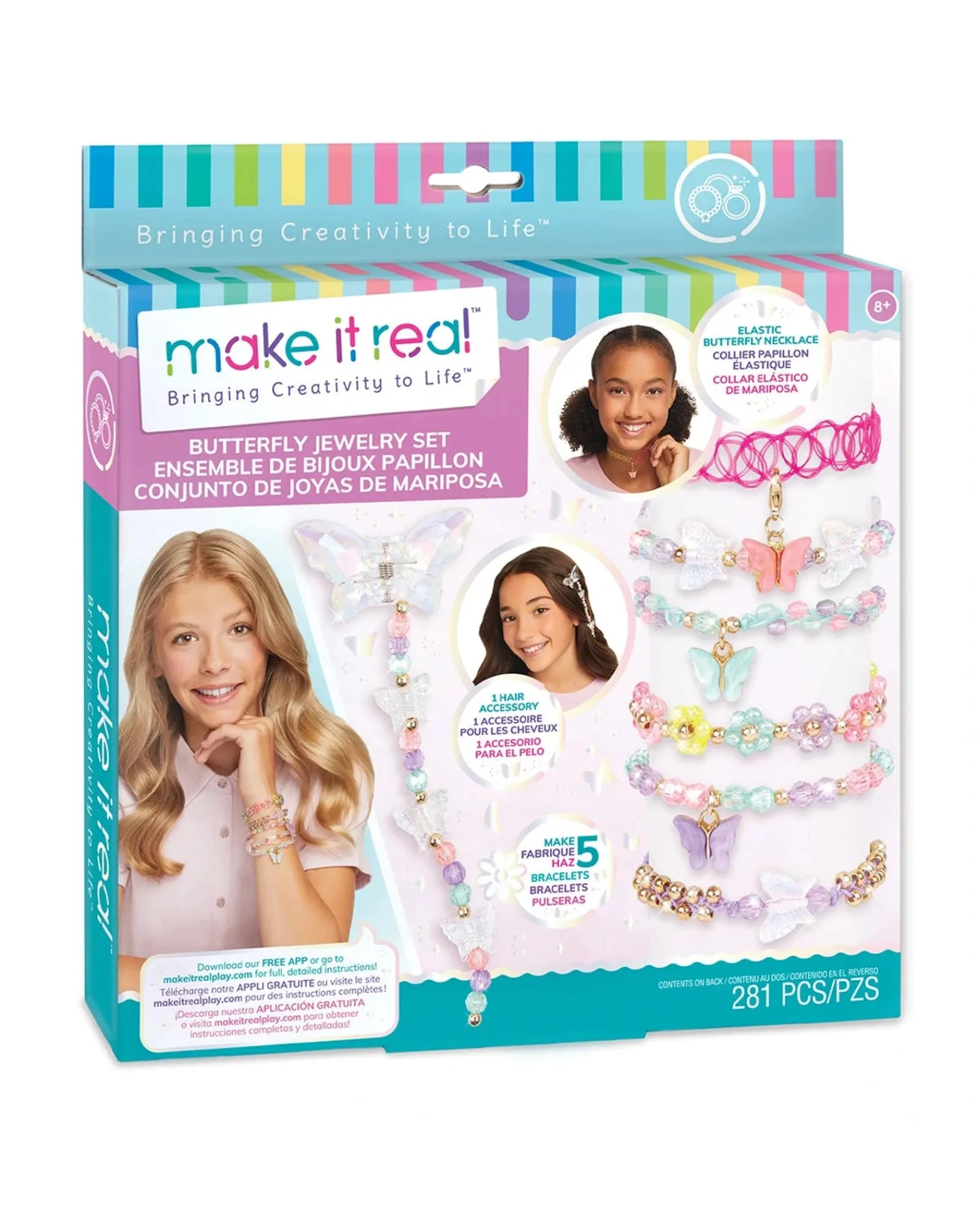 Make It Real Butterfly Jewelry Set Clearance