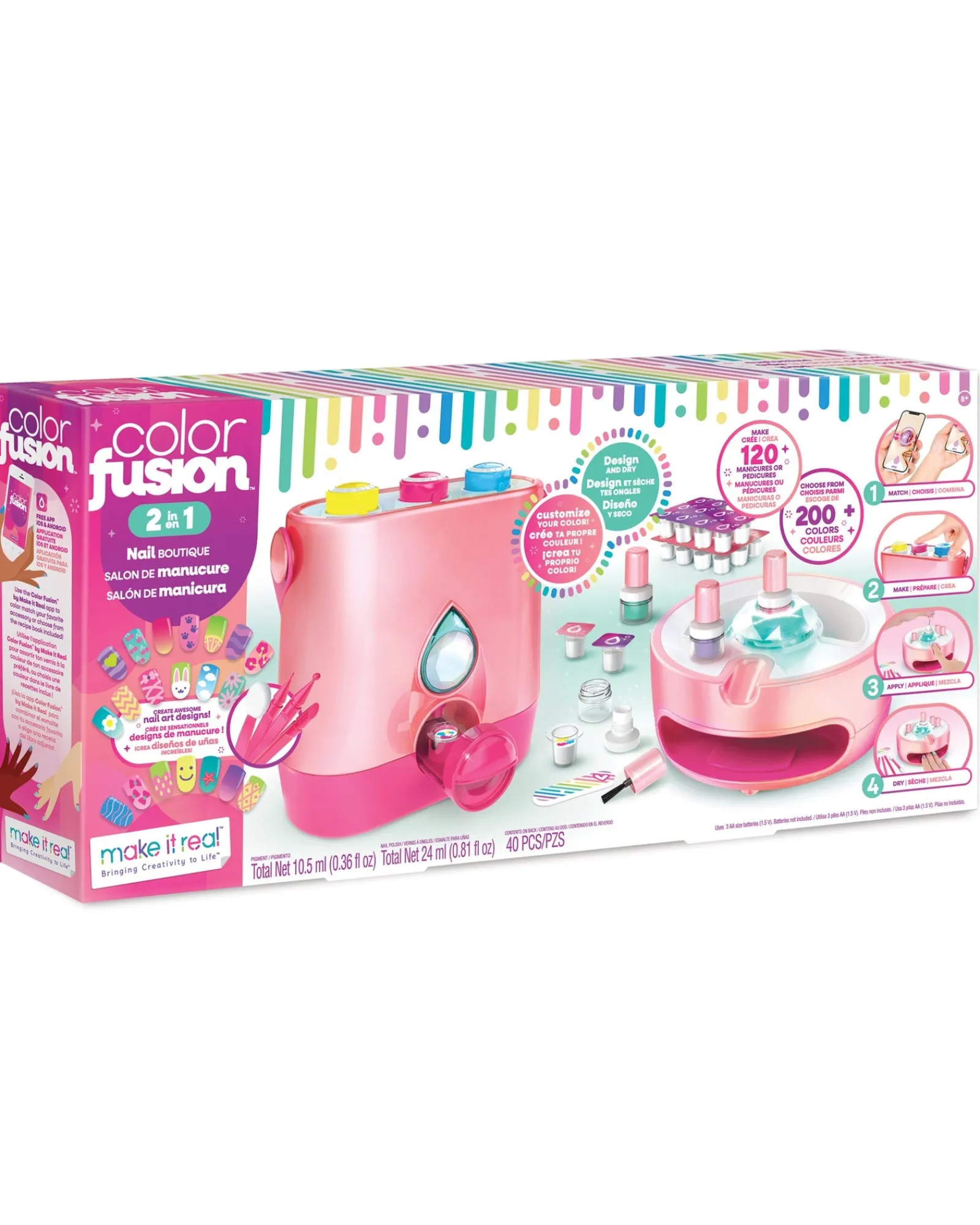 Make It Real Colour Fusion 2 In 1 Nail Polish Maker Nail Dryer Sale