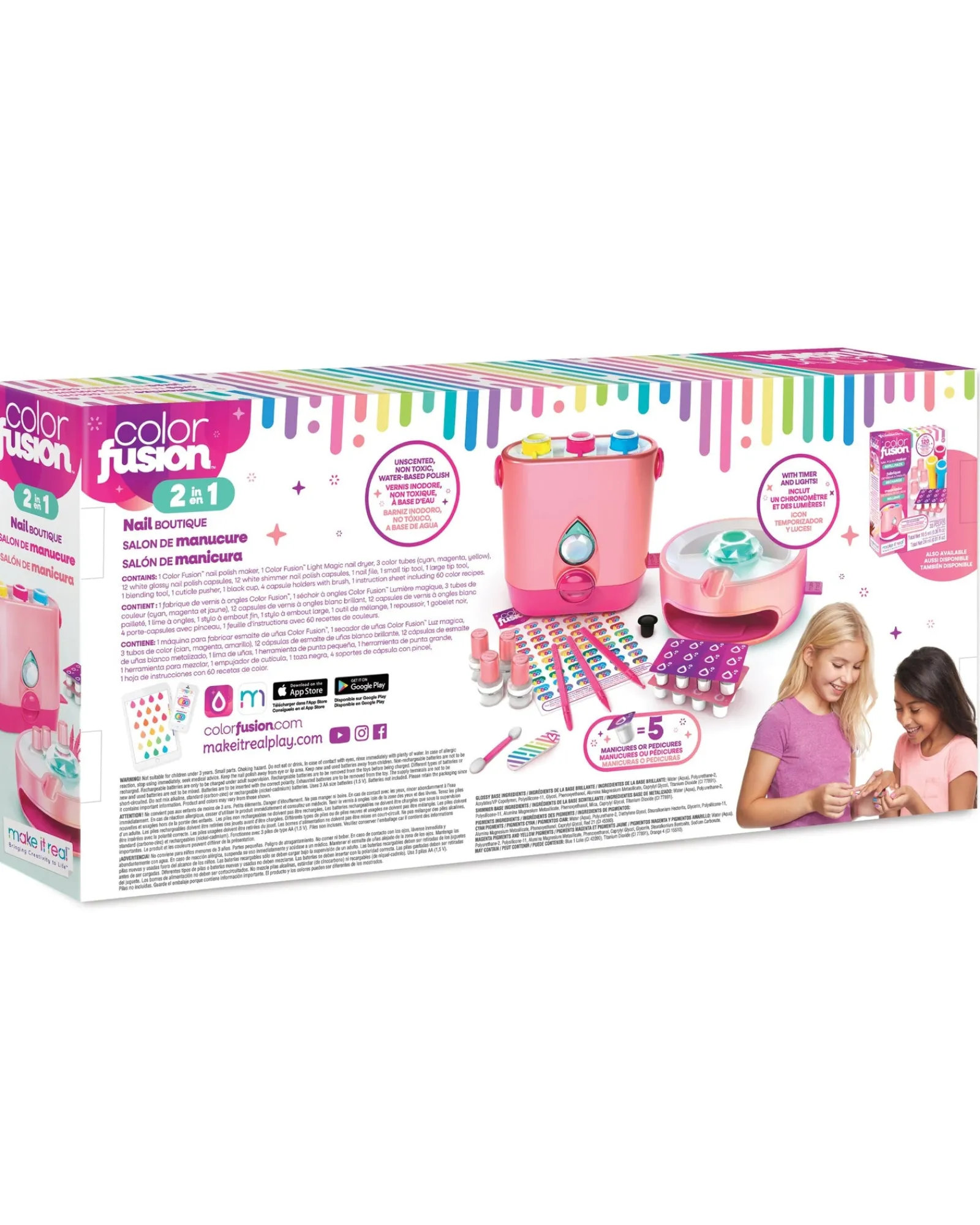Make It Real Colour Fusion 2 In 1 Nail Polish Maker Nail Dryer Sale
