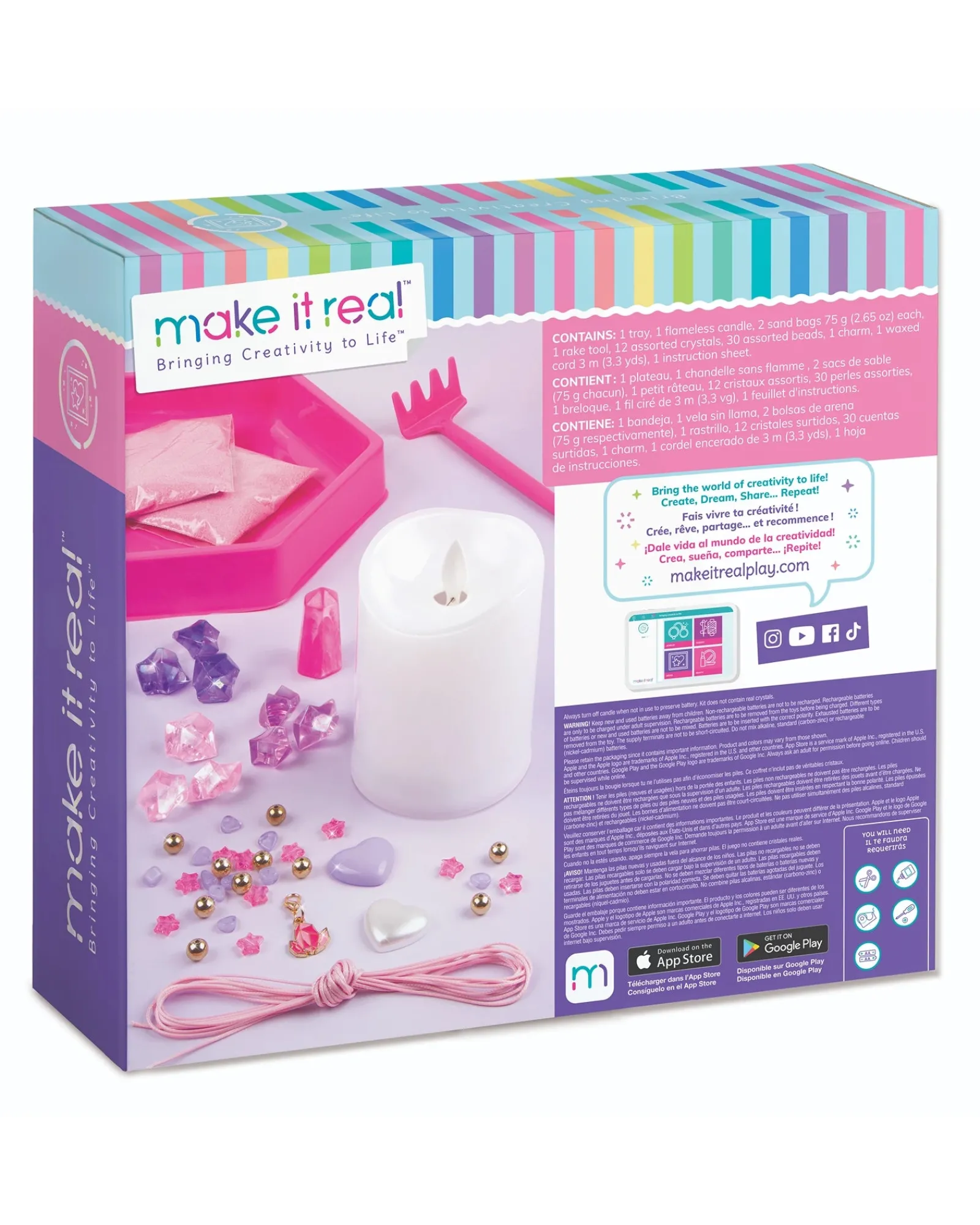 Make It Real Flameless Candle Decor Kit Outlet