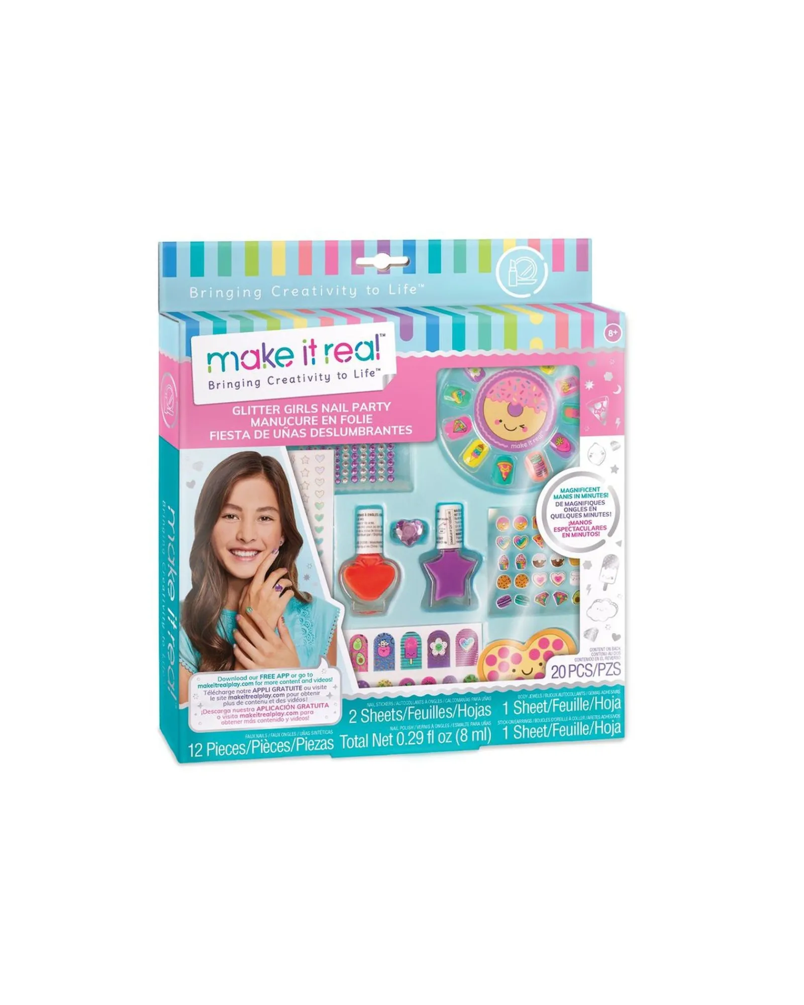 Make It Real Glitter Girls Nail Party Fashion