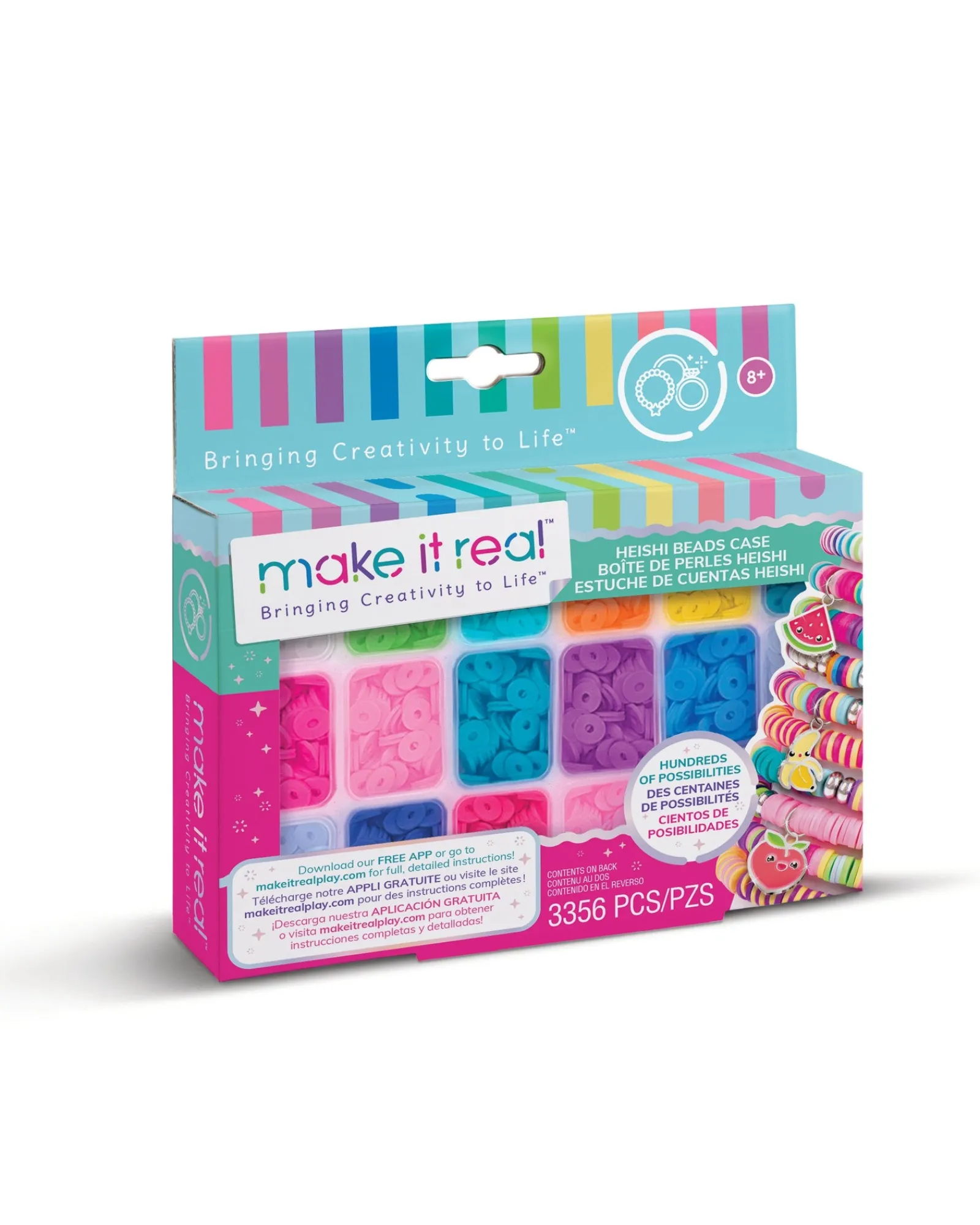 Make It Real Heishi Beads W Storage Case Flash Sale