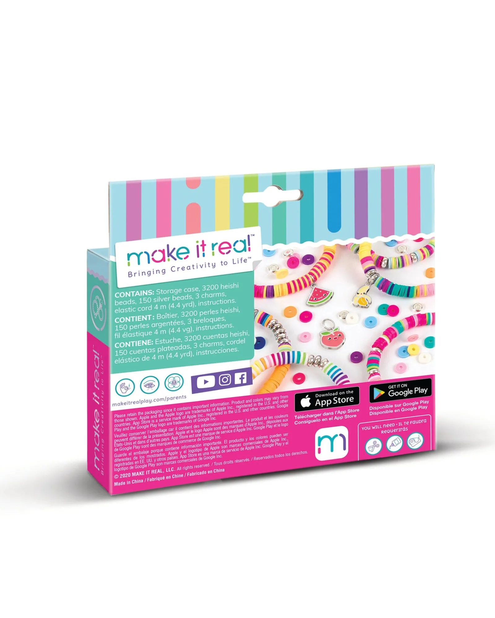 Make It Real Heishi Beads W Storage Case Flash Sale