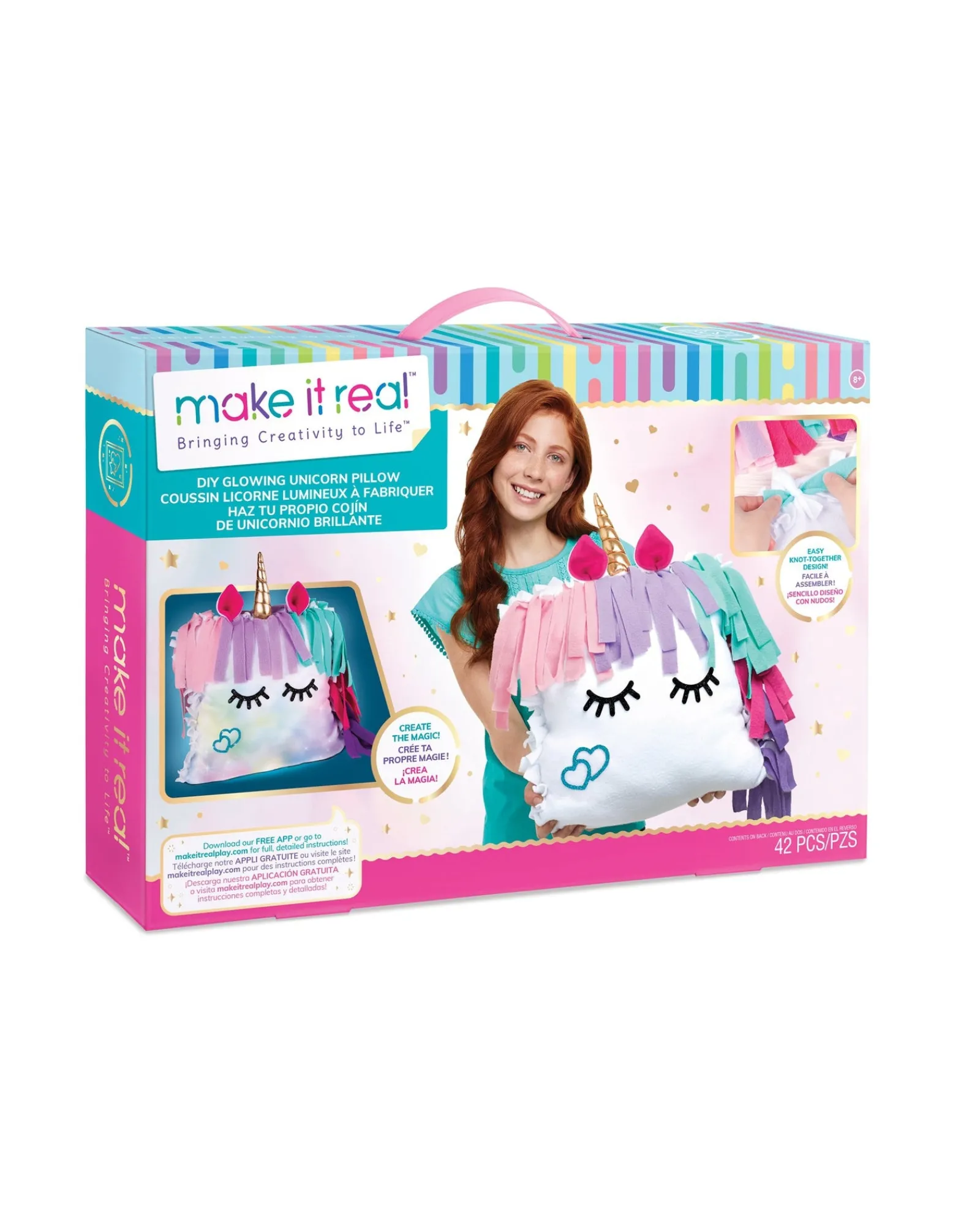 Make It Real Light Up Unicorn Pillow Fashion