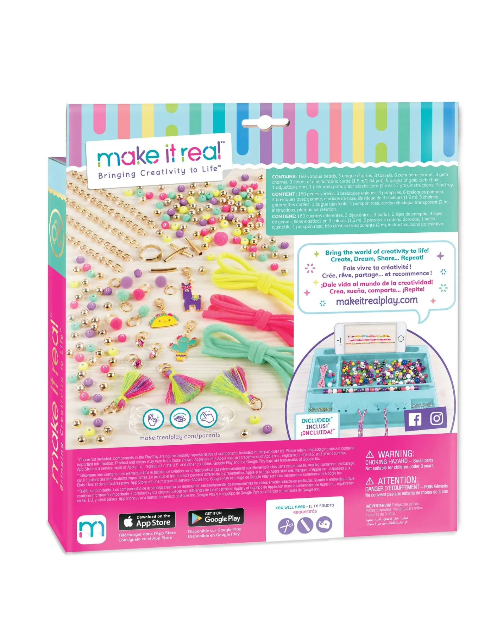 Make It Real Neo Brite Chains Charms Cheap