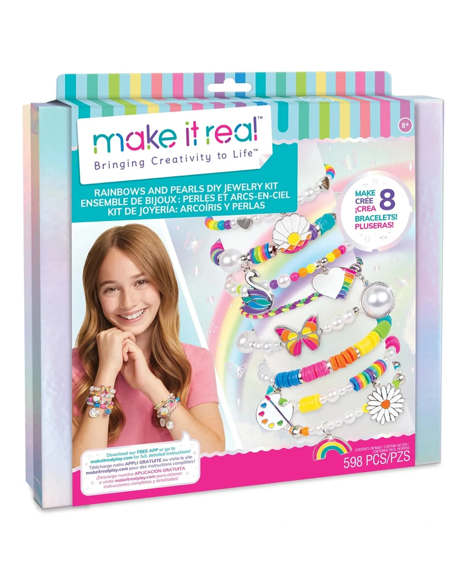 Make It Real Rainbows And Pearls Diy Jewelry Kit Cheap