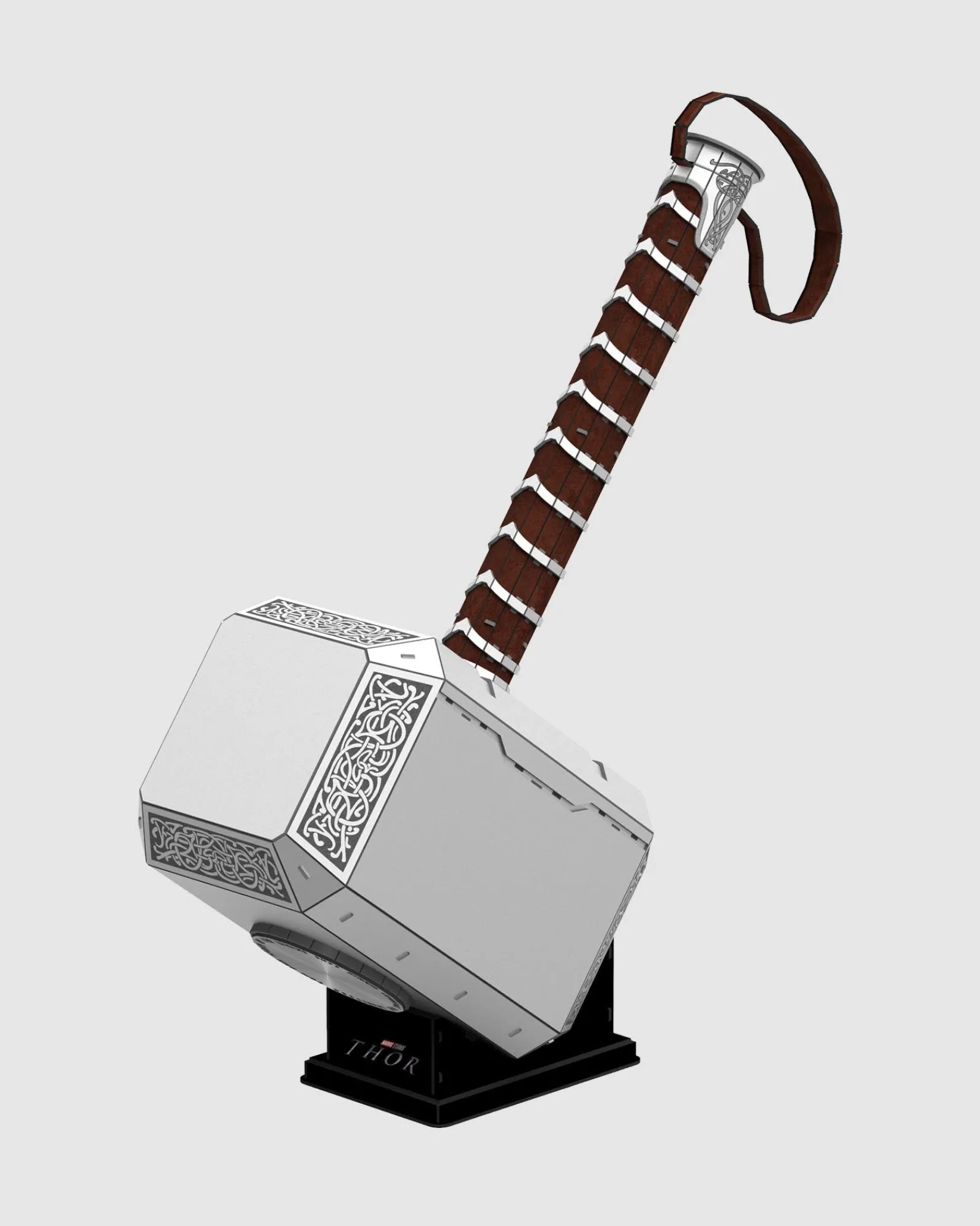 University Games Marvel Thor Hammer Mjolner 84Pc 3D Paper Model Kit Best