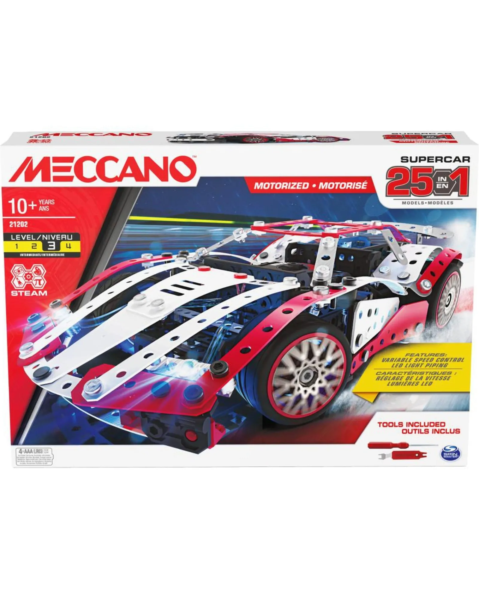 Meccano 25 Model Set Supercar Best