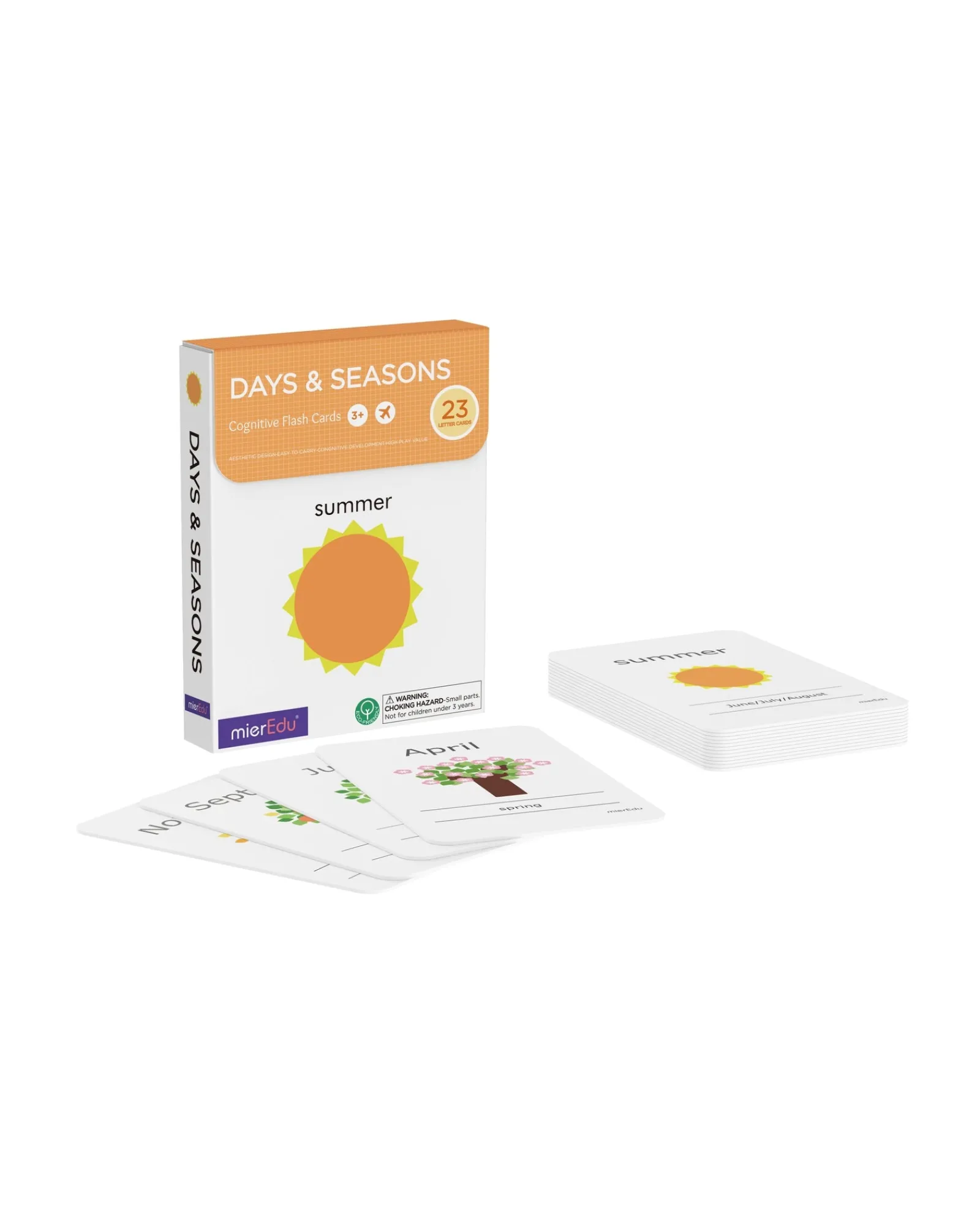 Mier Edu Meir Edu Cognitive Flash Cards Days Seasons Cheap